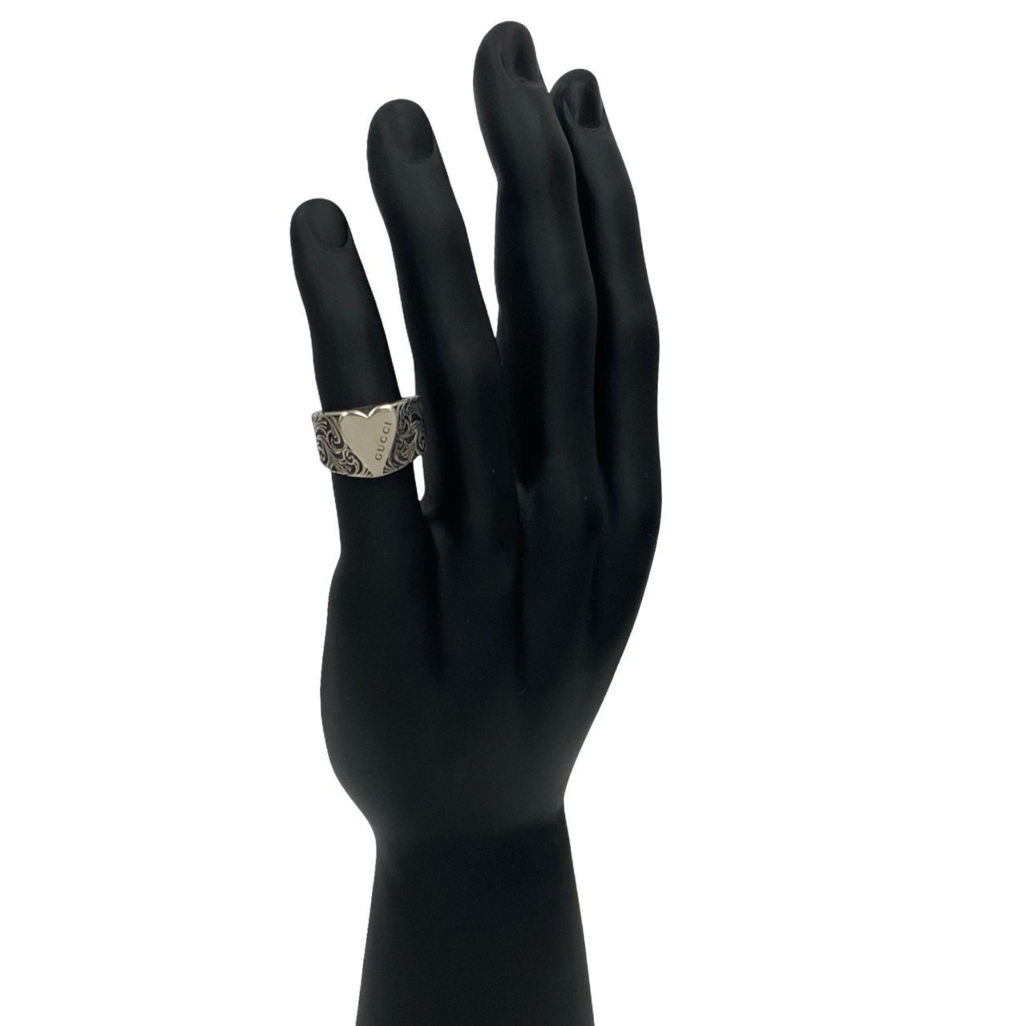 Arabesque Heart Ring Sterling Silver