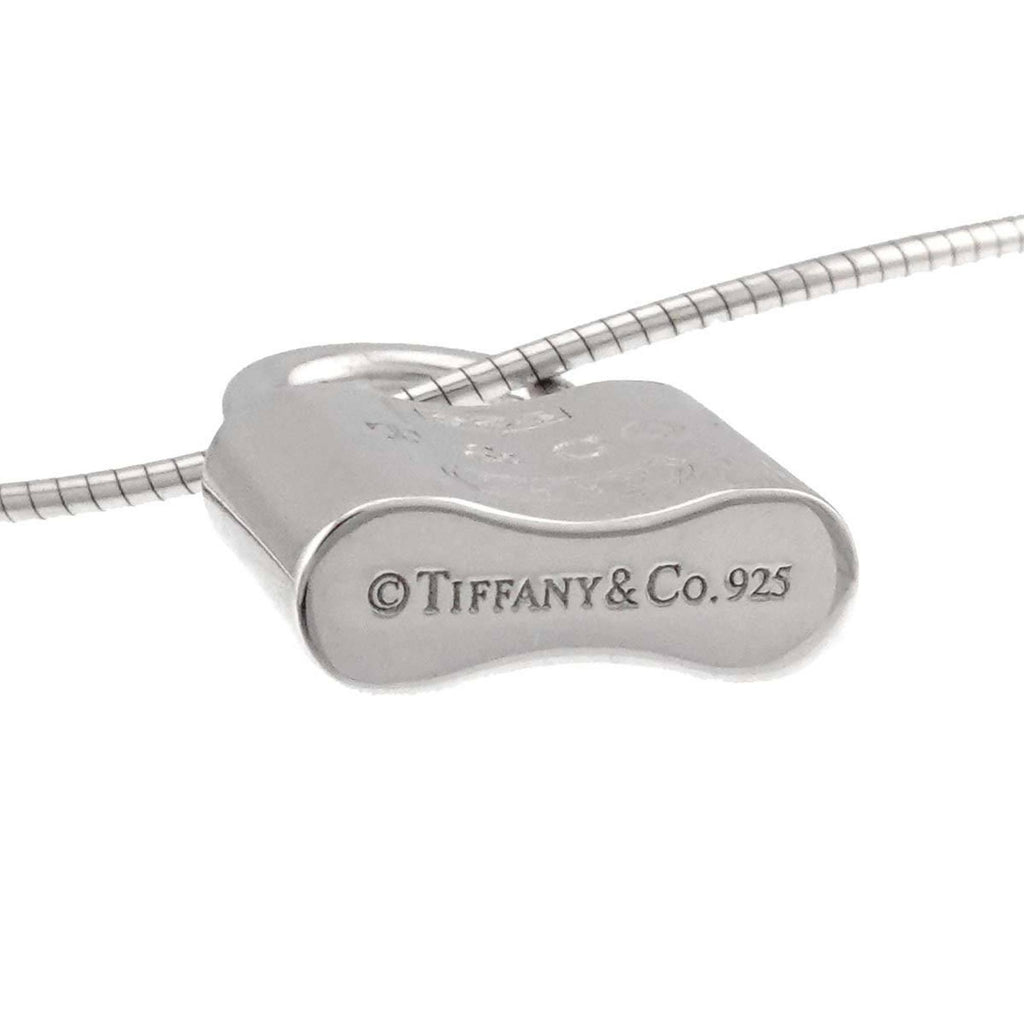 1837 Cadena Lock Pendant Necklace Sterling Silver