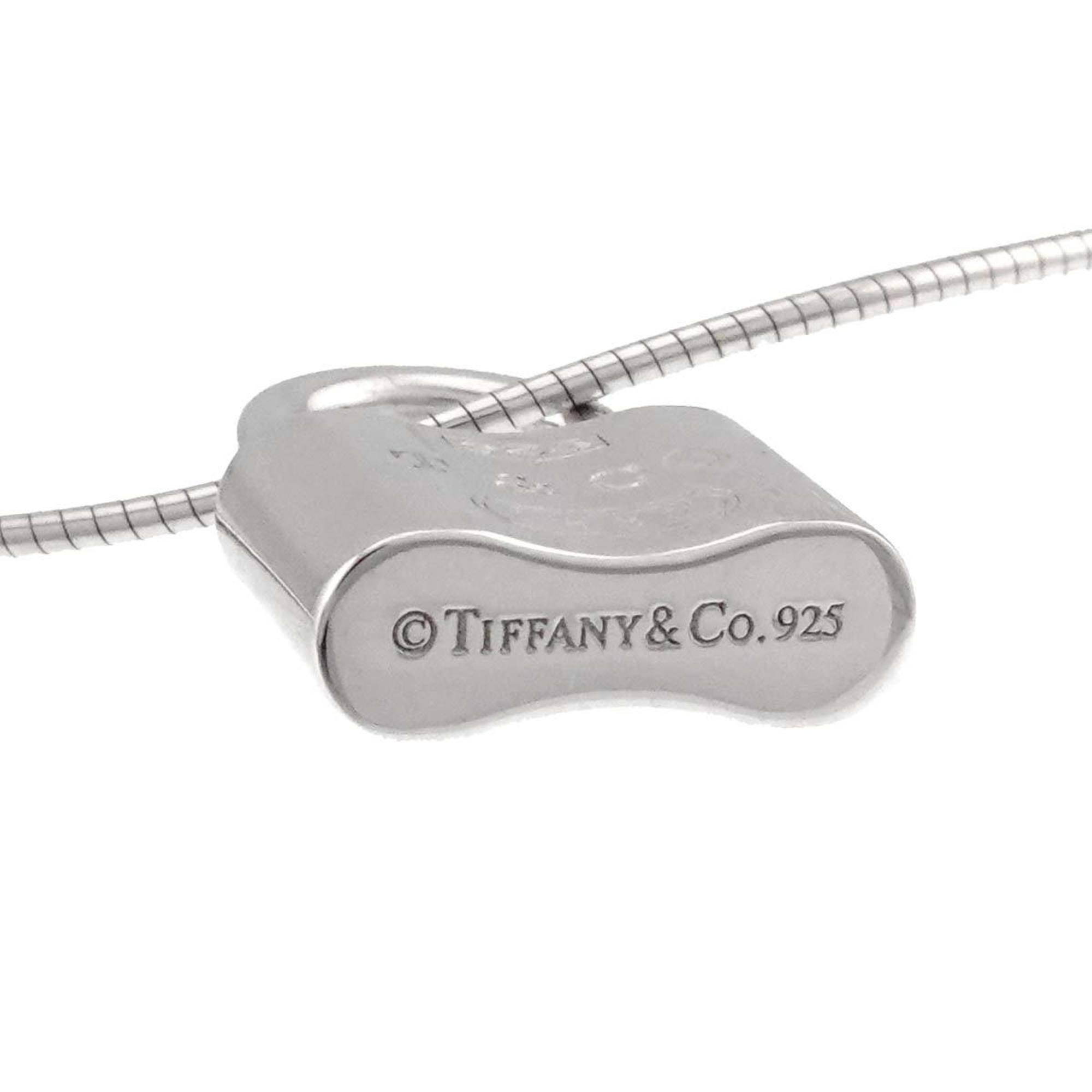 1837 Cadena Lock Pendant Necklace Sterling Silver