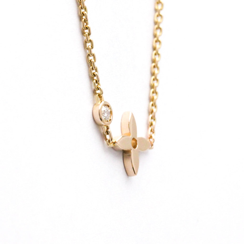 Pendant Necklace 18K Rose Gold With Diamond