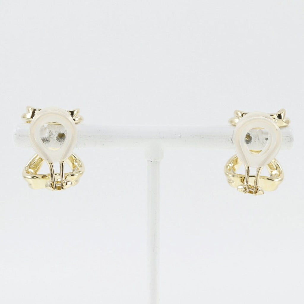 Earrings Platinum and 18K Yellow Gold