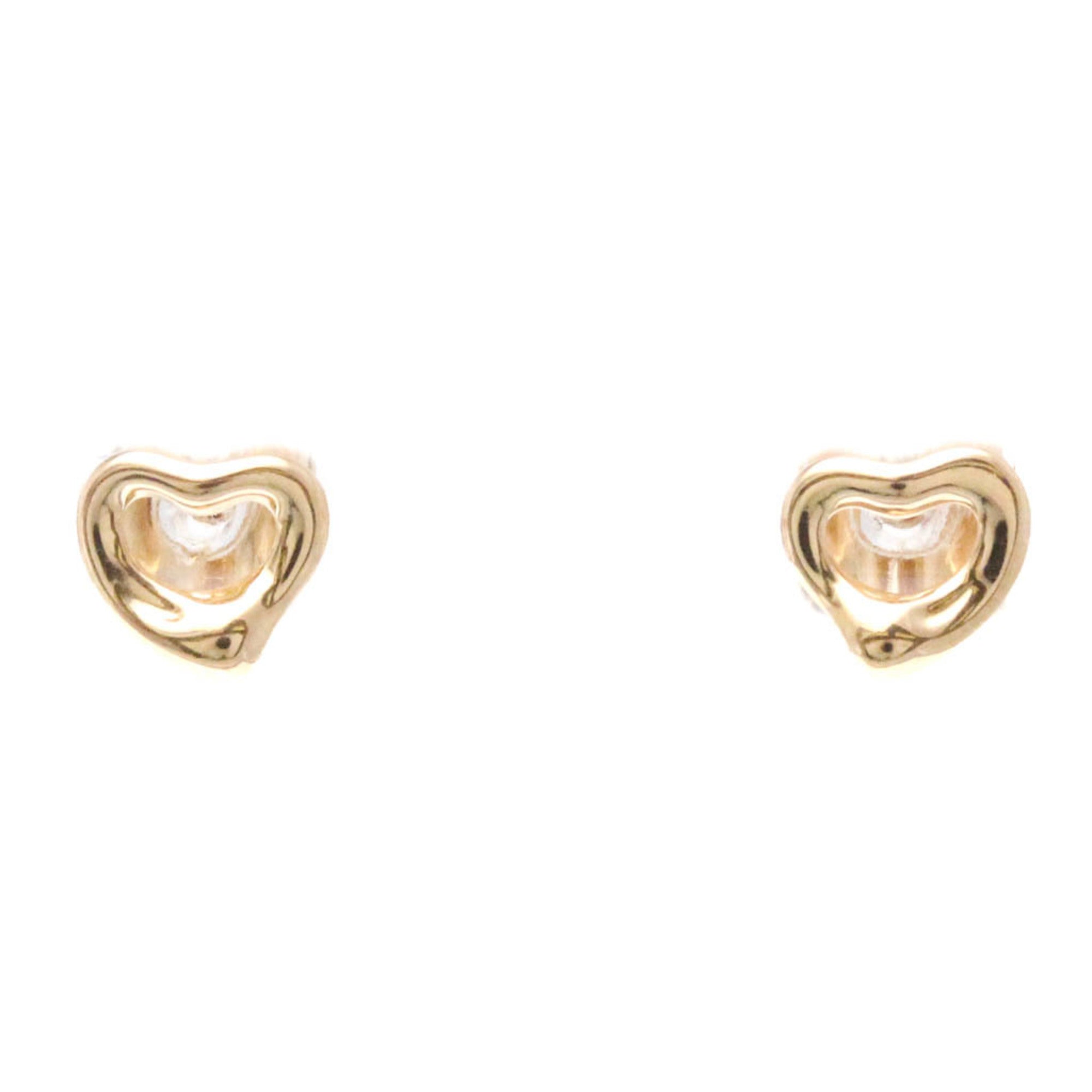 Open Heart Earrings 18K Rose Gold 7mm 18K Rose Gold