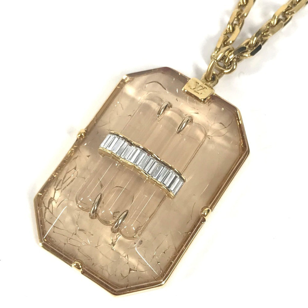 Pendant Necklace Metal Gold