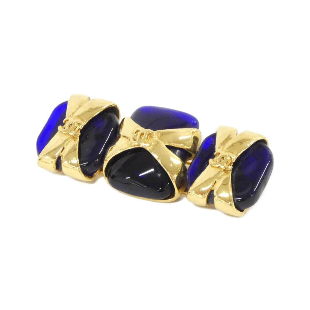 Brooch Blue and Gold