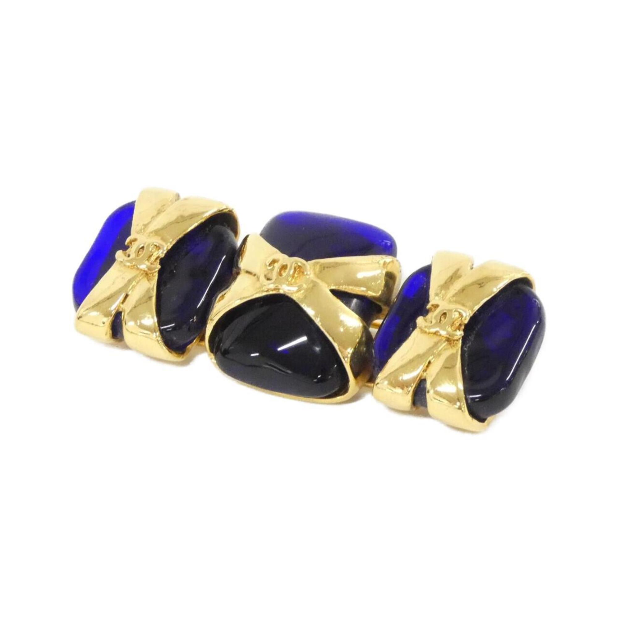Brooch Blue and Gold