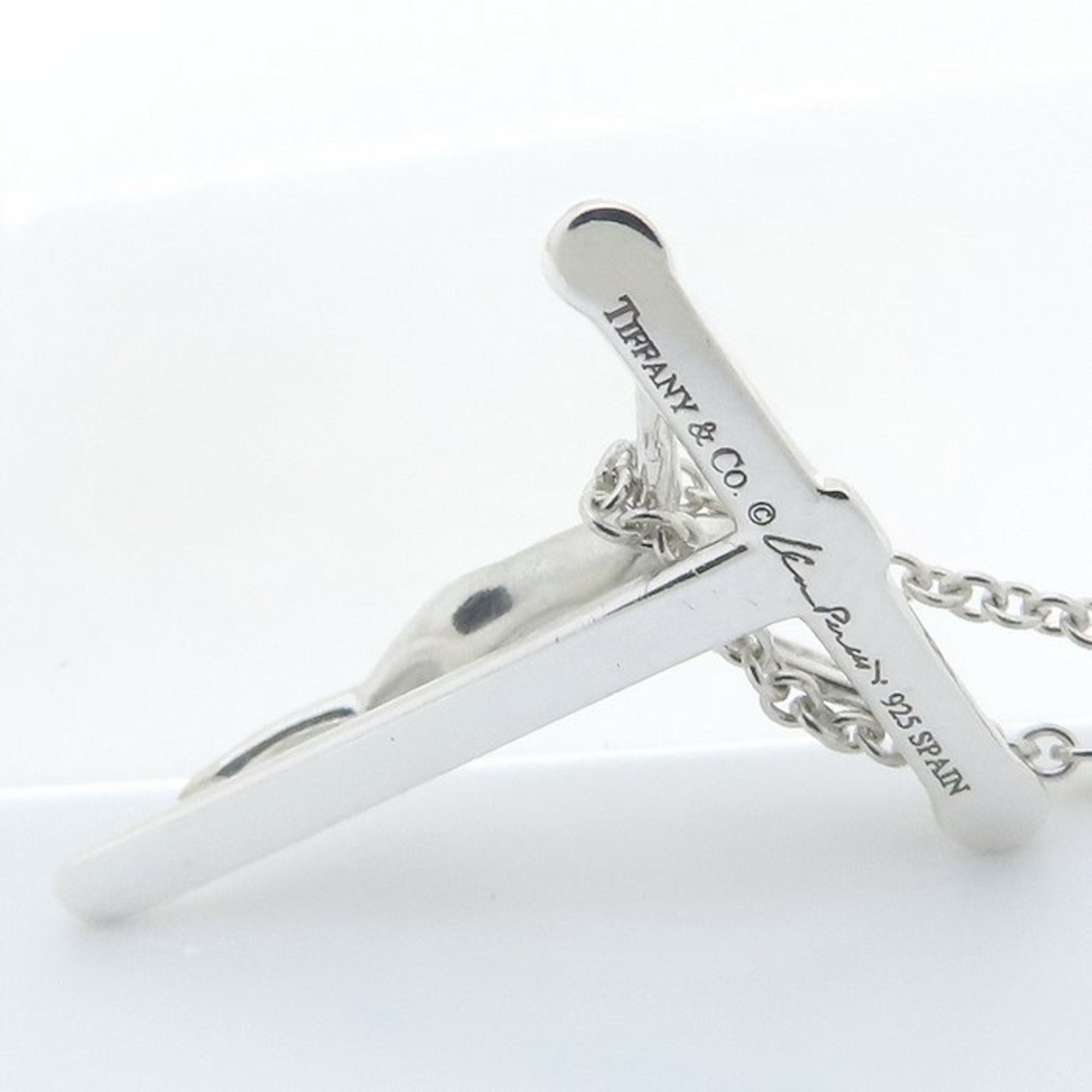 Crucifix Pendant Necklace Sterling Silver