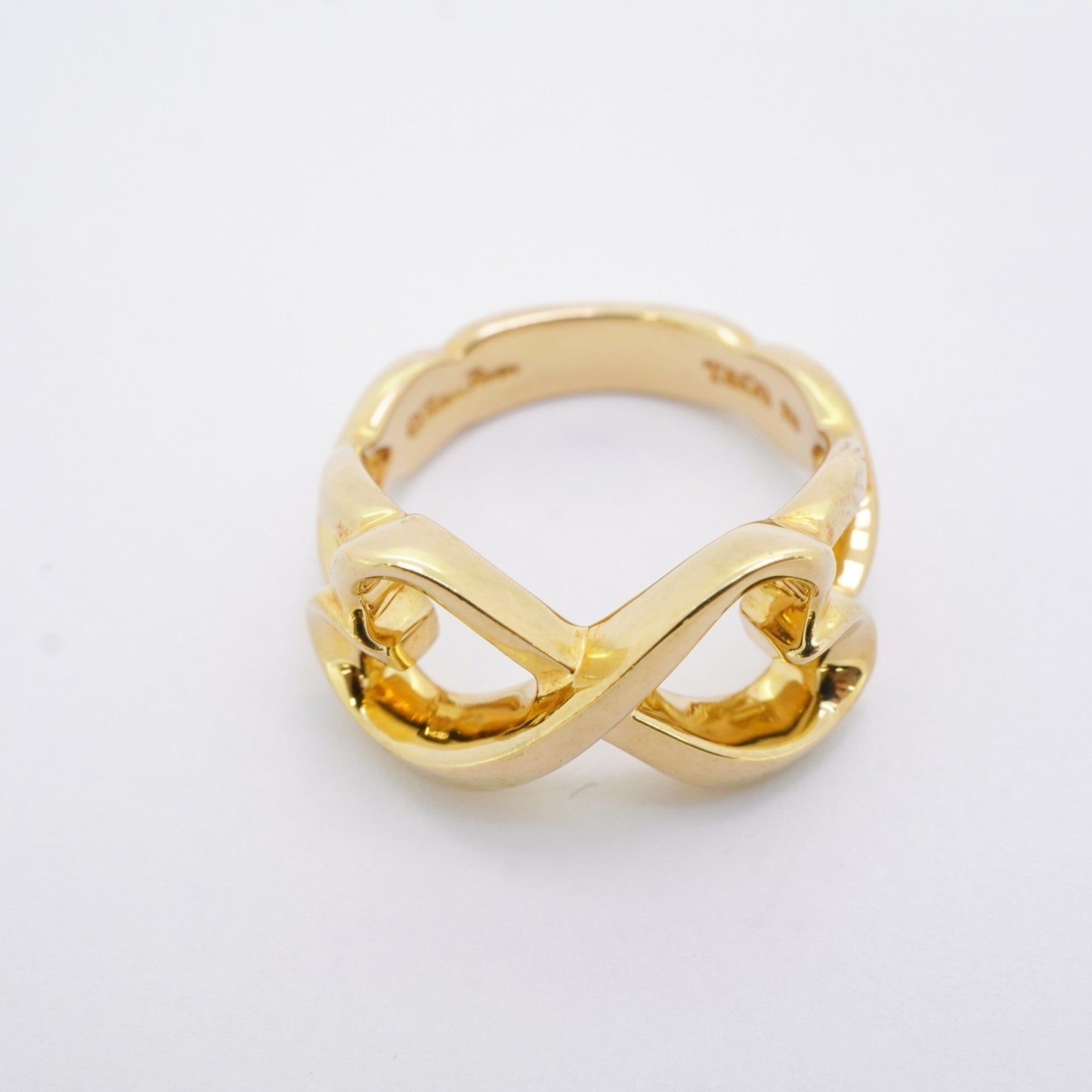 Double Loving Heart Ring 18K Yellow Gold