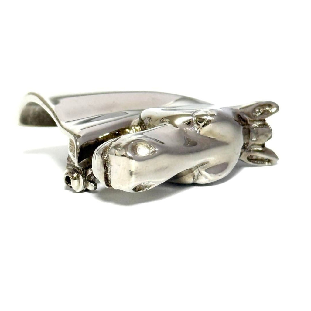 Vintage Horse Cheval Brooch Metal
