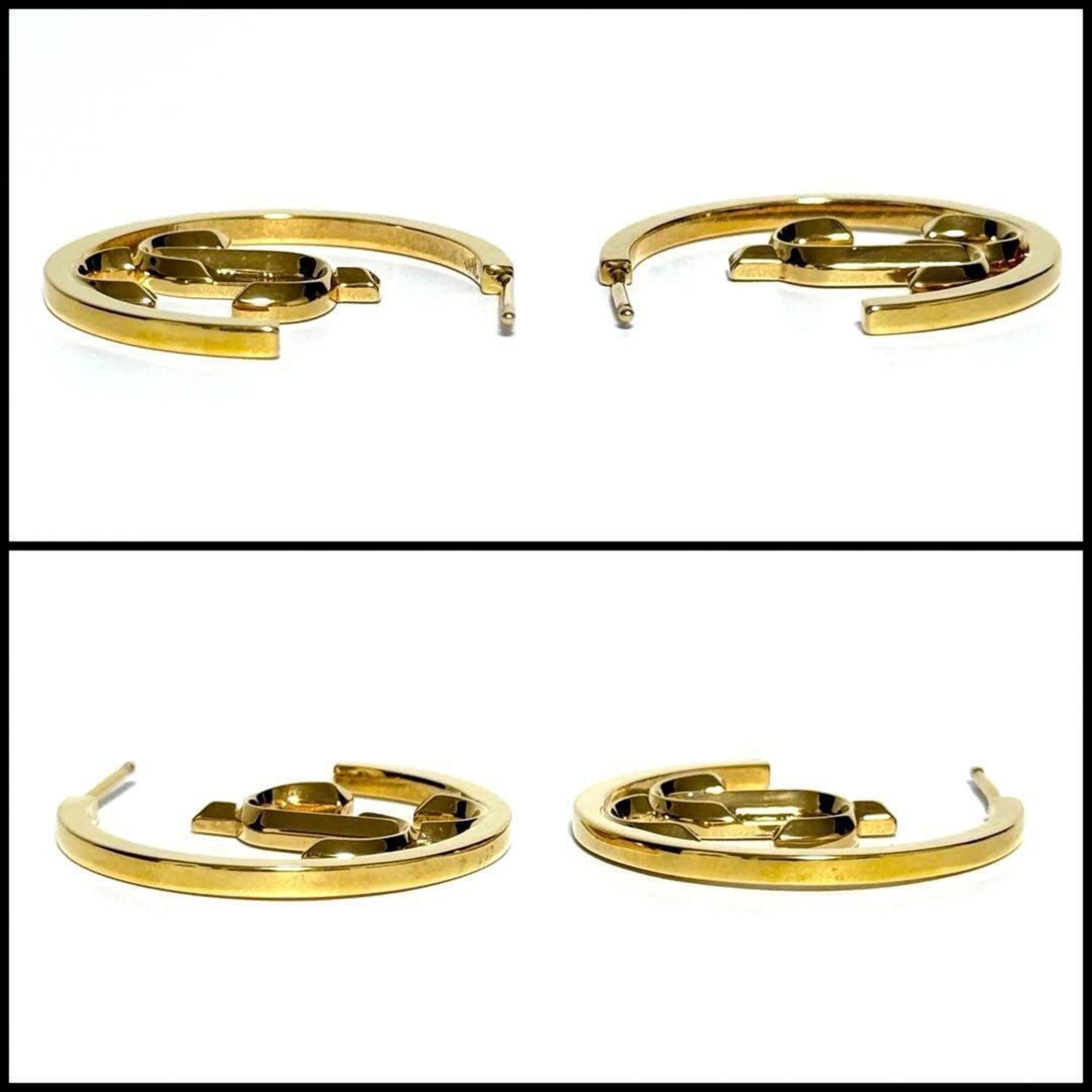 Earrings Hoop Gold-Tone Metal