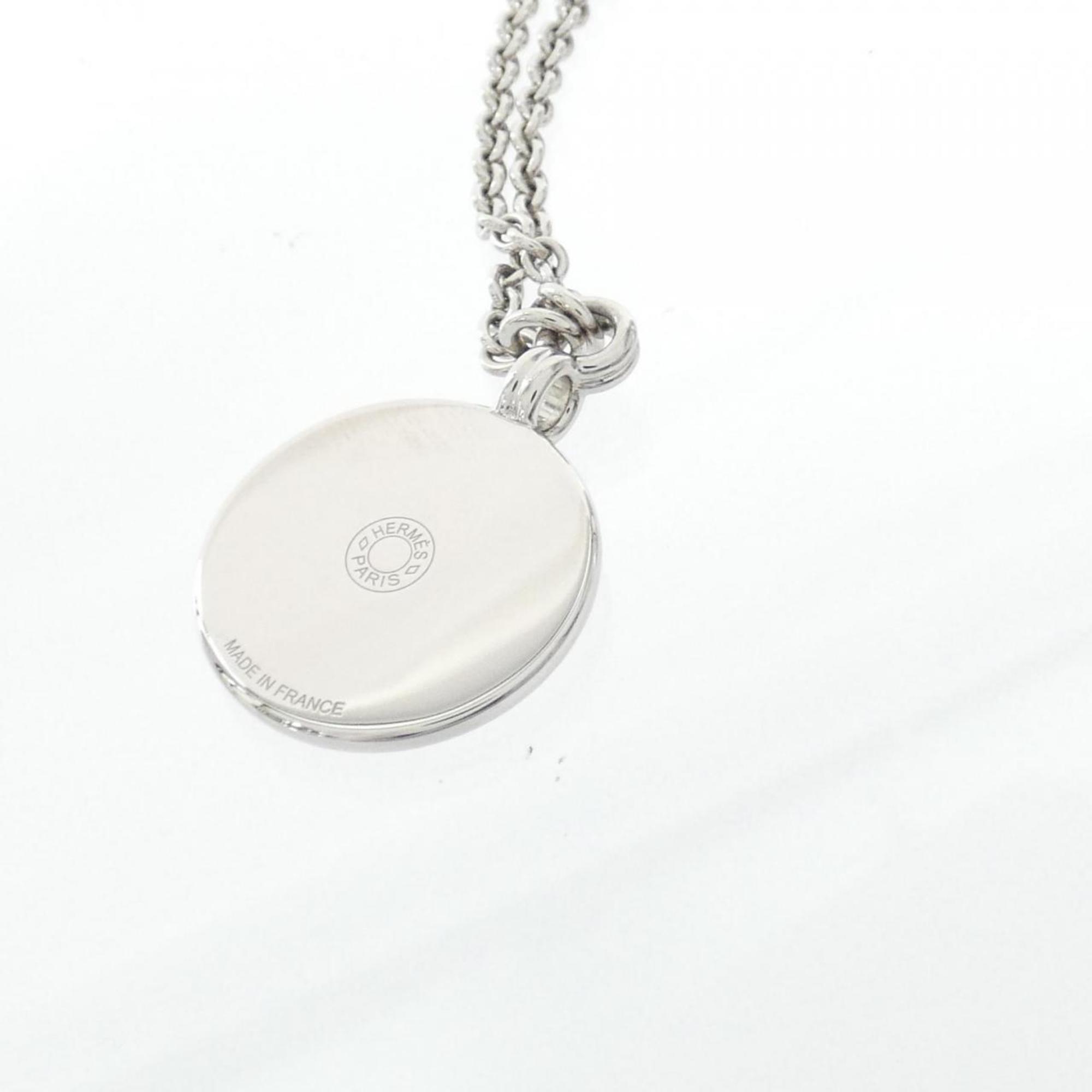 Funny Ice Cream Medaille Pendant Necklace Sterling Silver Mini