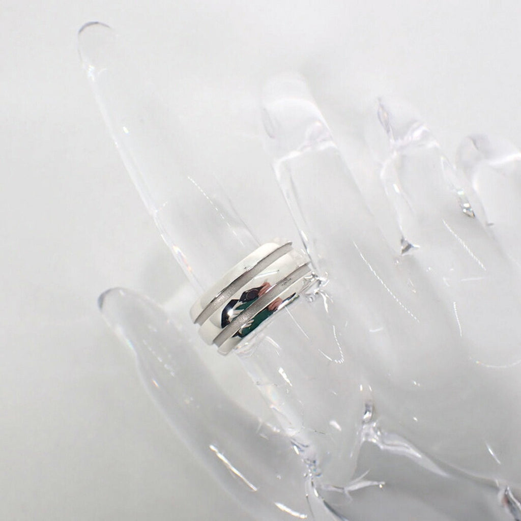 Double Line Ring Sterling Silver