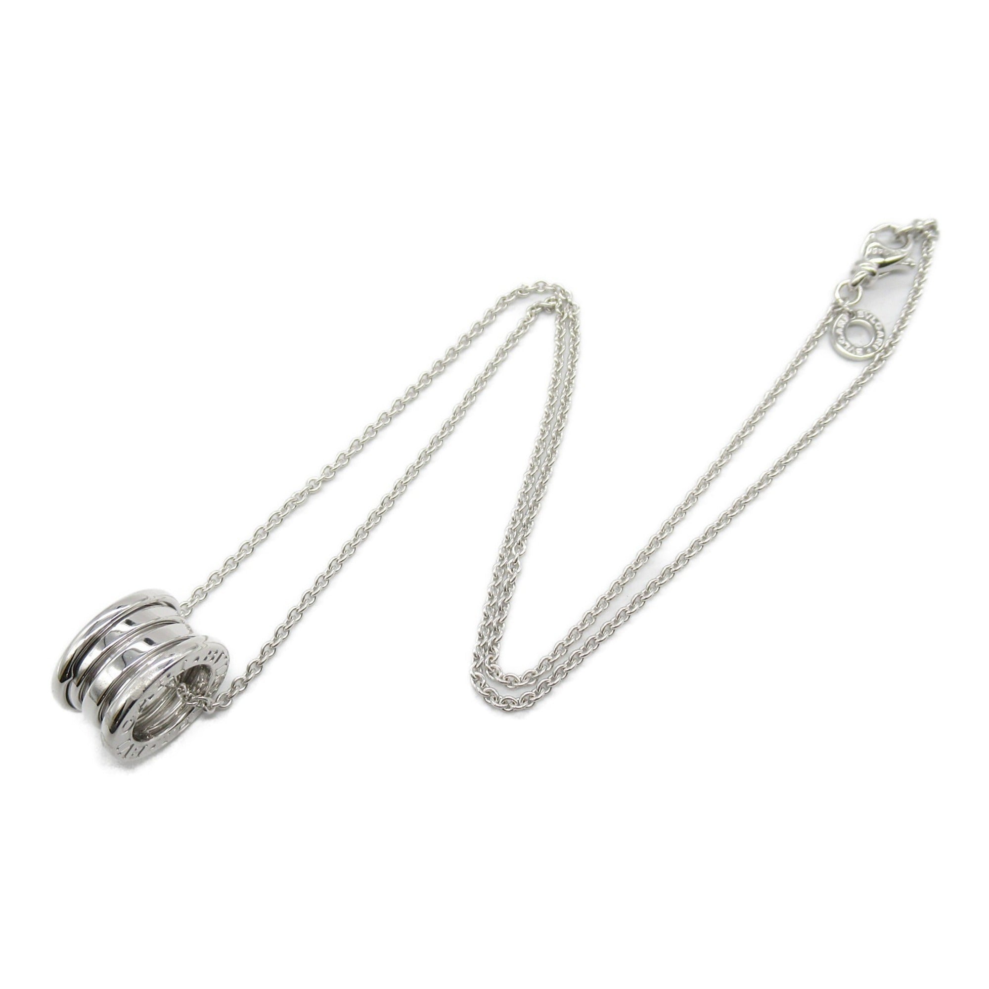 B.Zero1 Pendant Necklace 18K White Gold