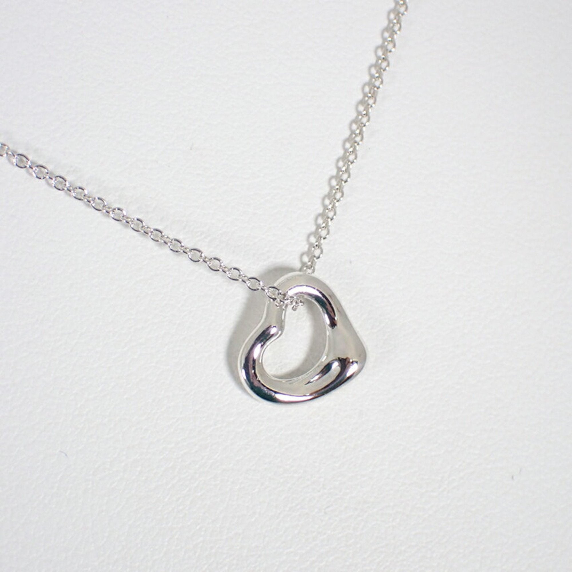 Elsa Peretti Pendant Necklace Sterling Silver 11.2mm