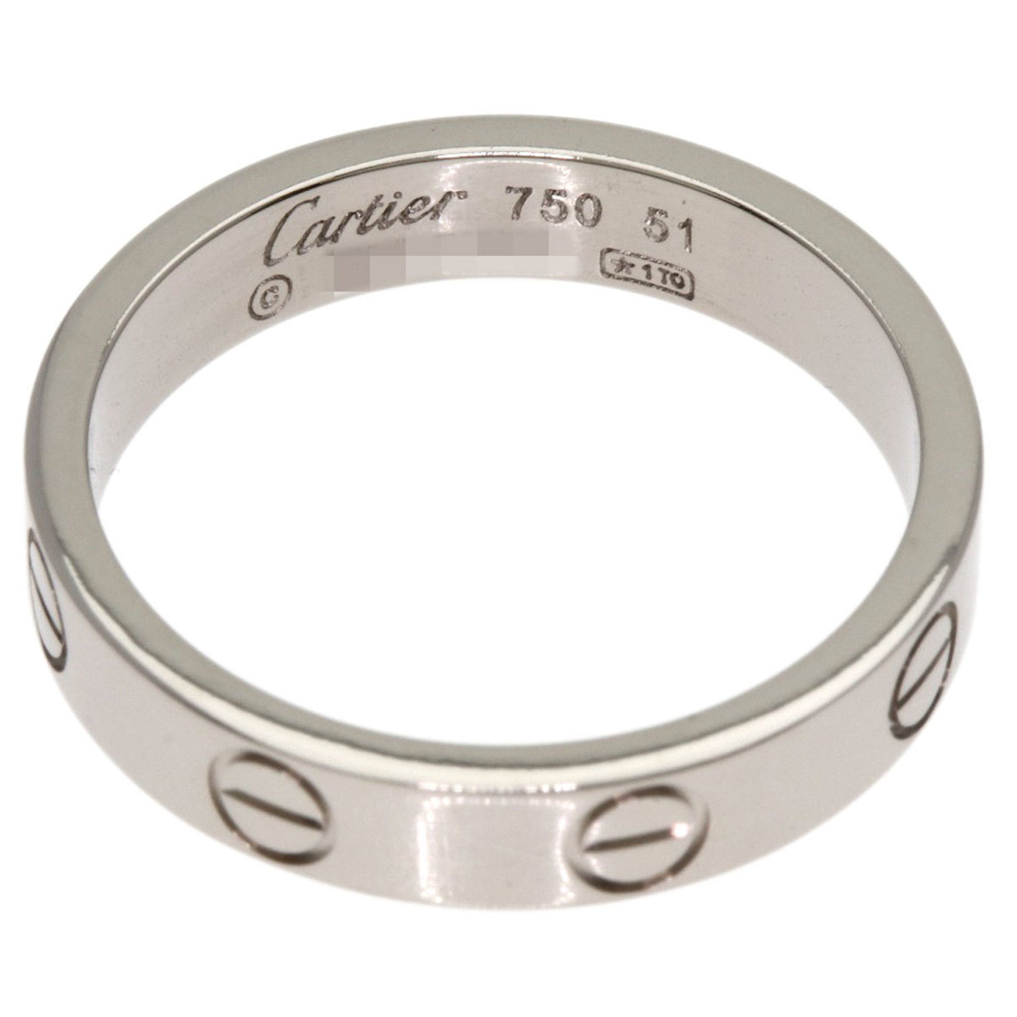 Love Ring 18K White Gold Mini