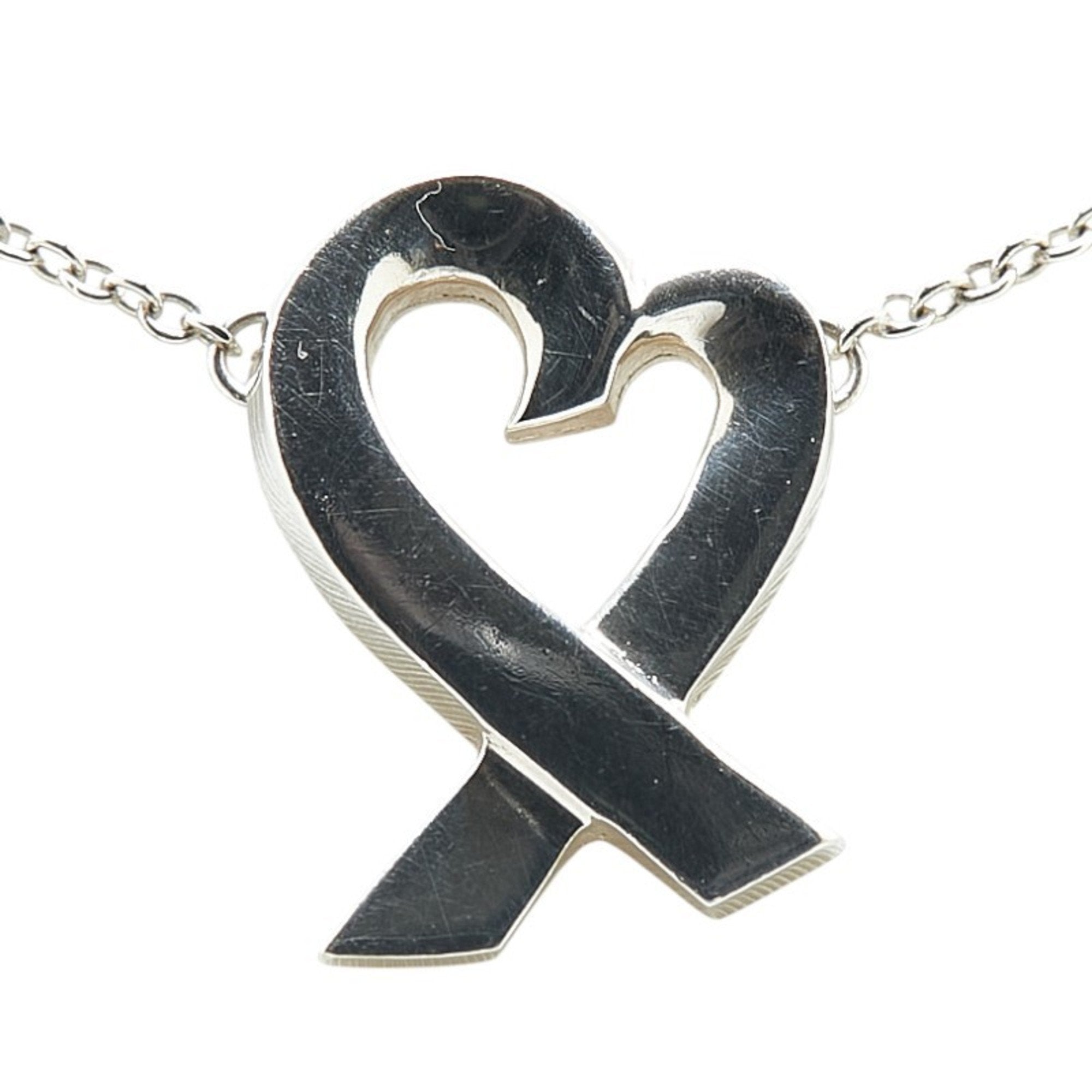 Loving Heart Pendant Necklace Sterling Silver