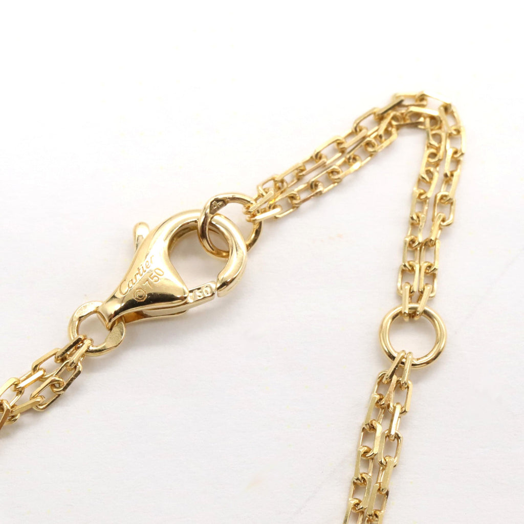 Love Pendant Necklace 18K Yellow Gold with Diamonds