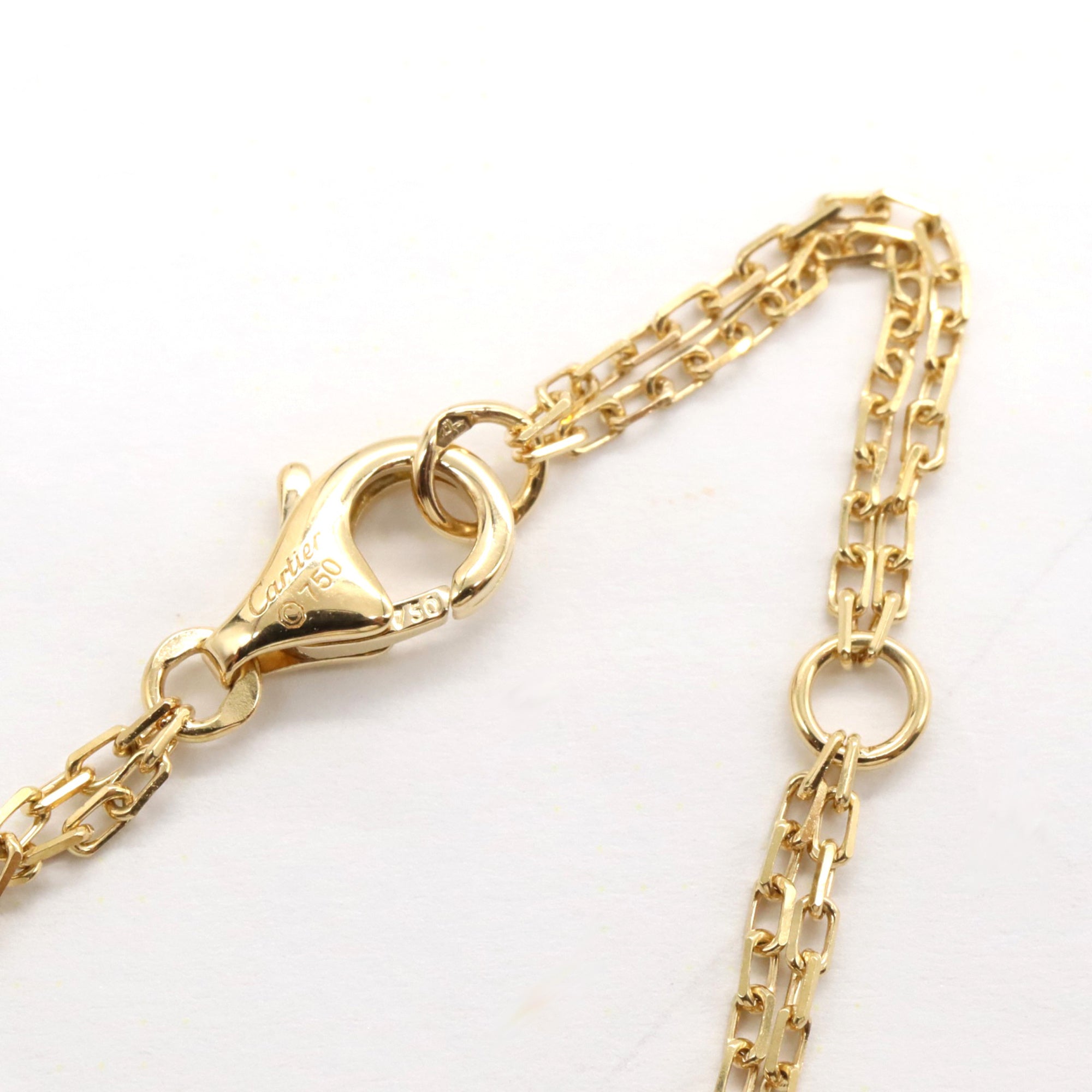 Love Pendant Necklace 18K Yellow Gold with Diamonds