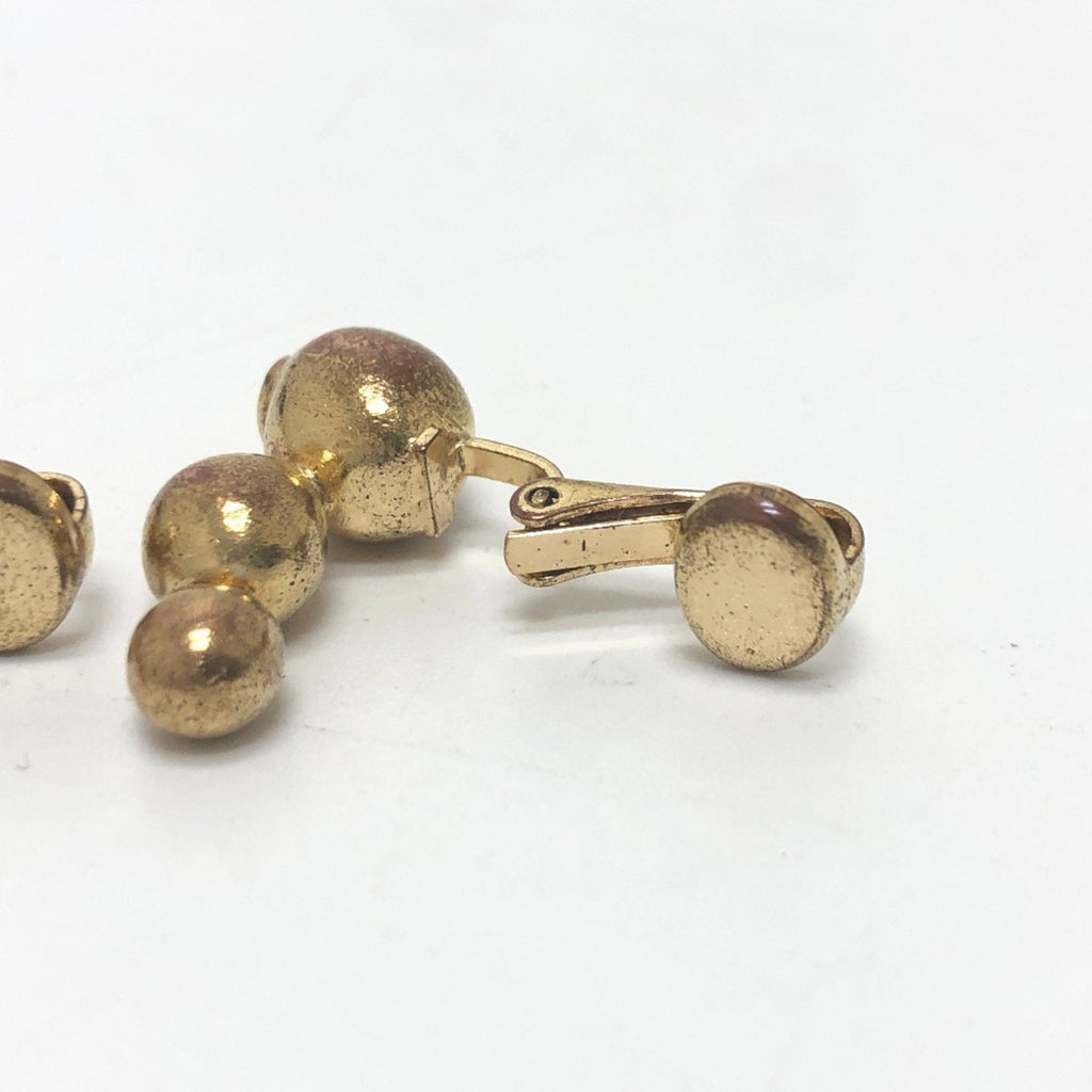 Clip-On Earrings Clip-On Gold-Tone Metal