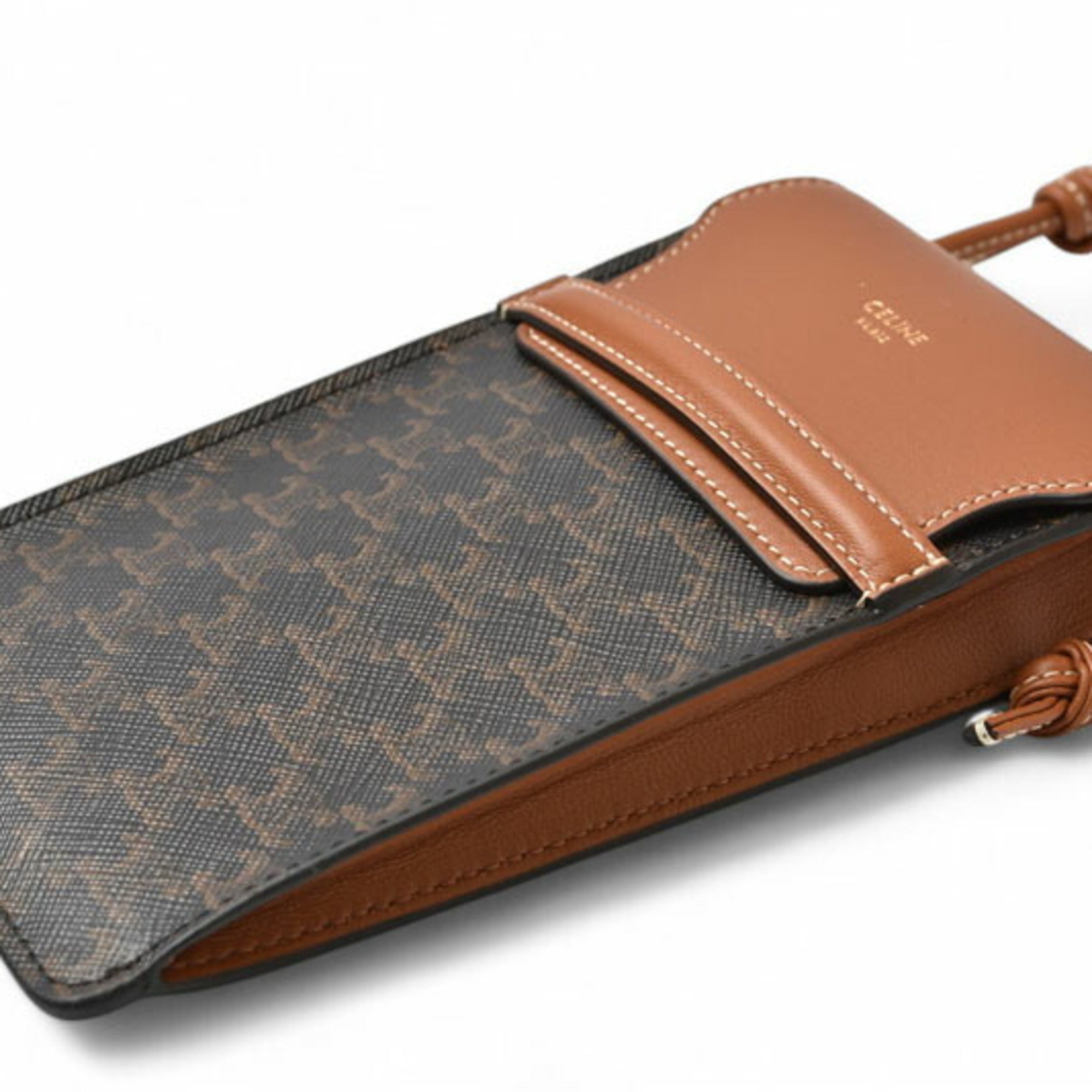 Wallet on Strap Triomphe Coated Canvas