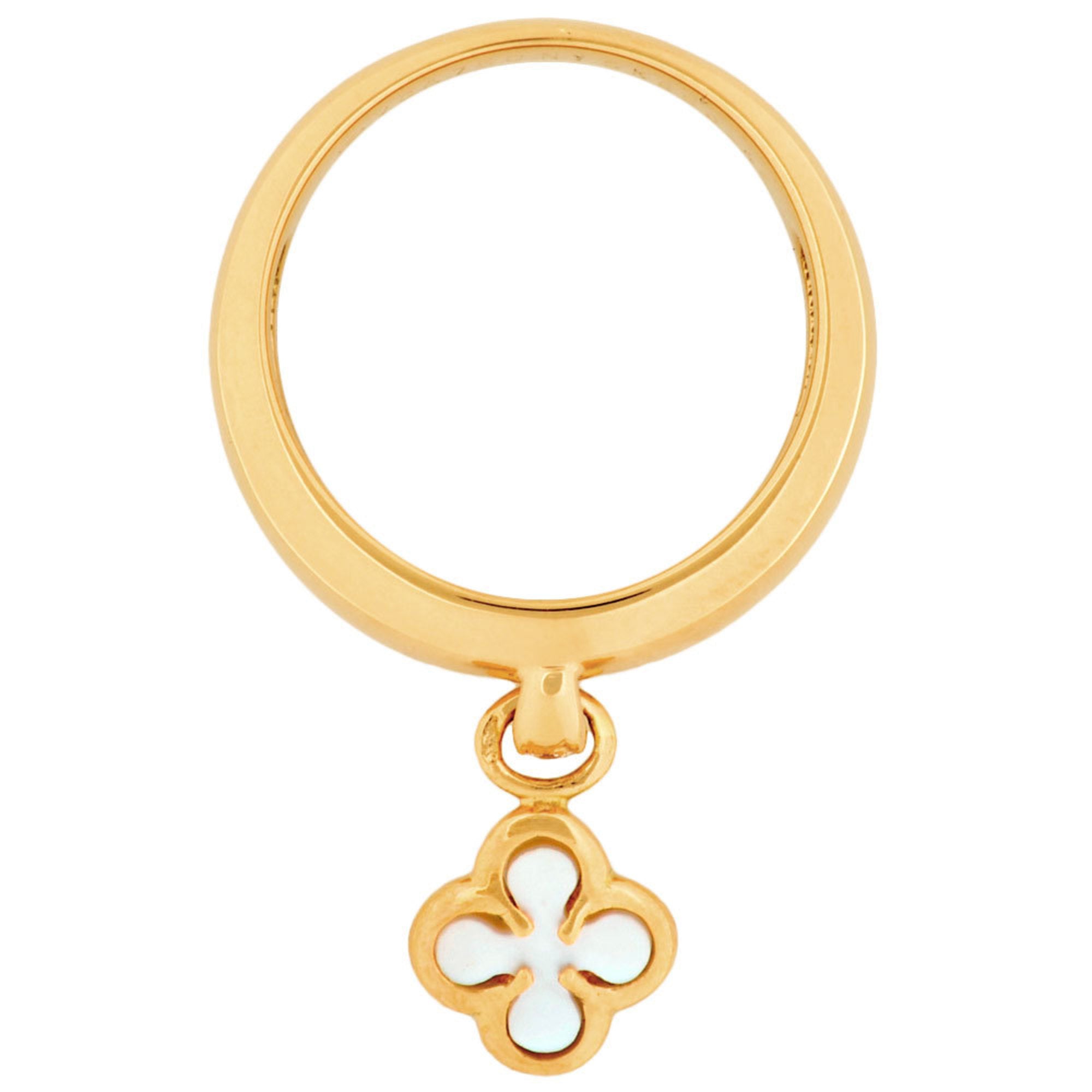 Alhambra Ring 18K Yellow Gold and Mother of Pearl