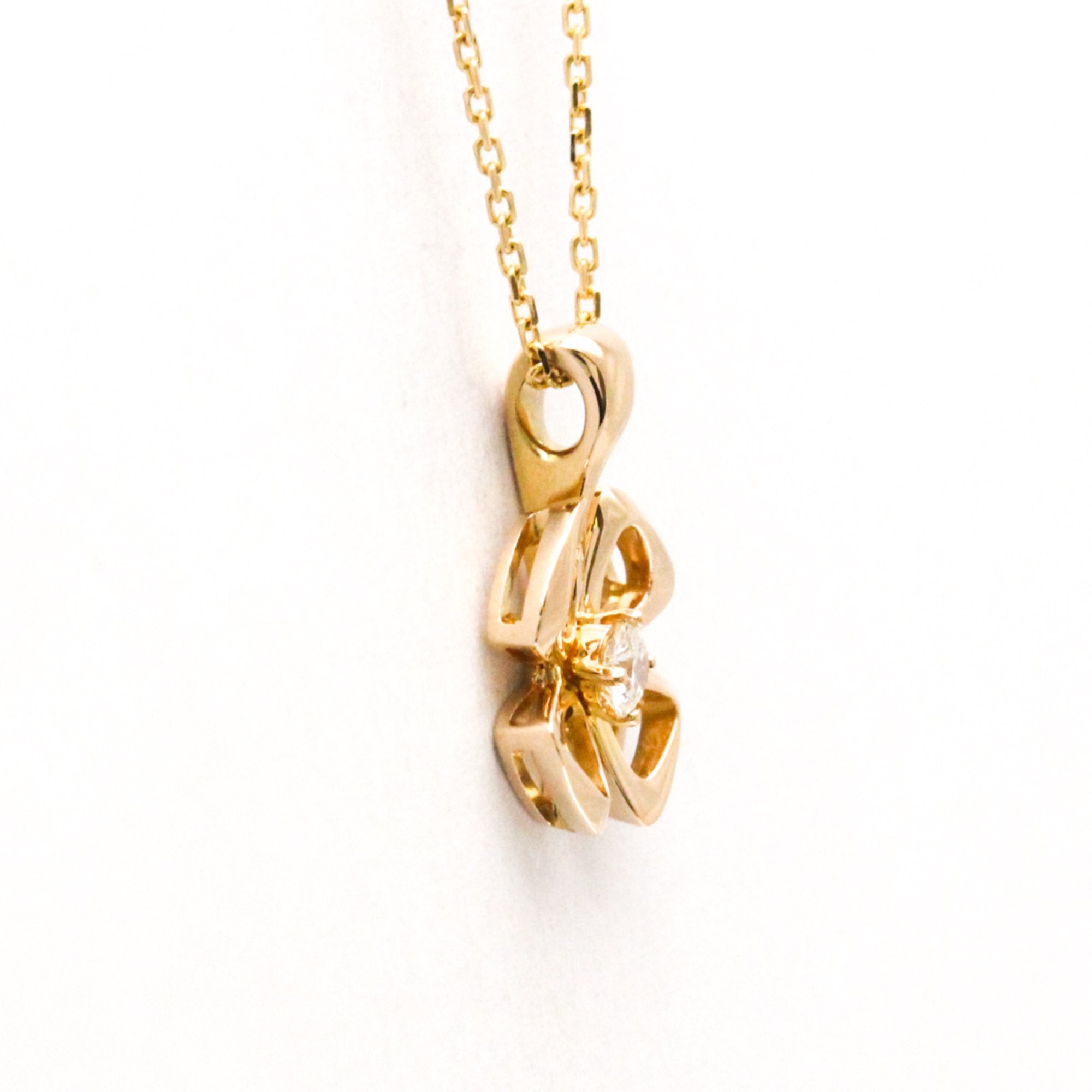 Fiorever Pendant Necklace 18K Rose Gold with Diamond