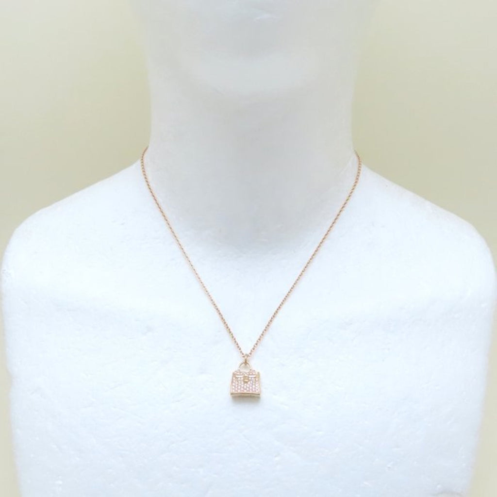 Pendant Necklace 18K Rose Gold