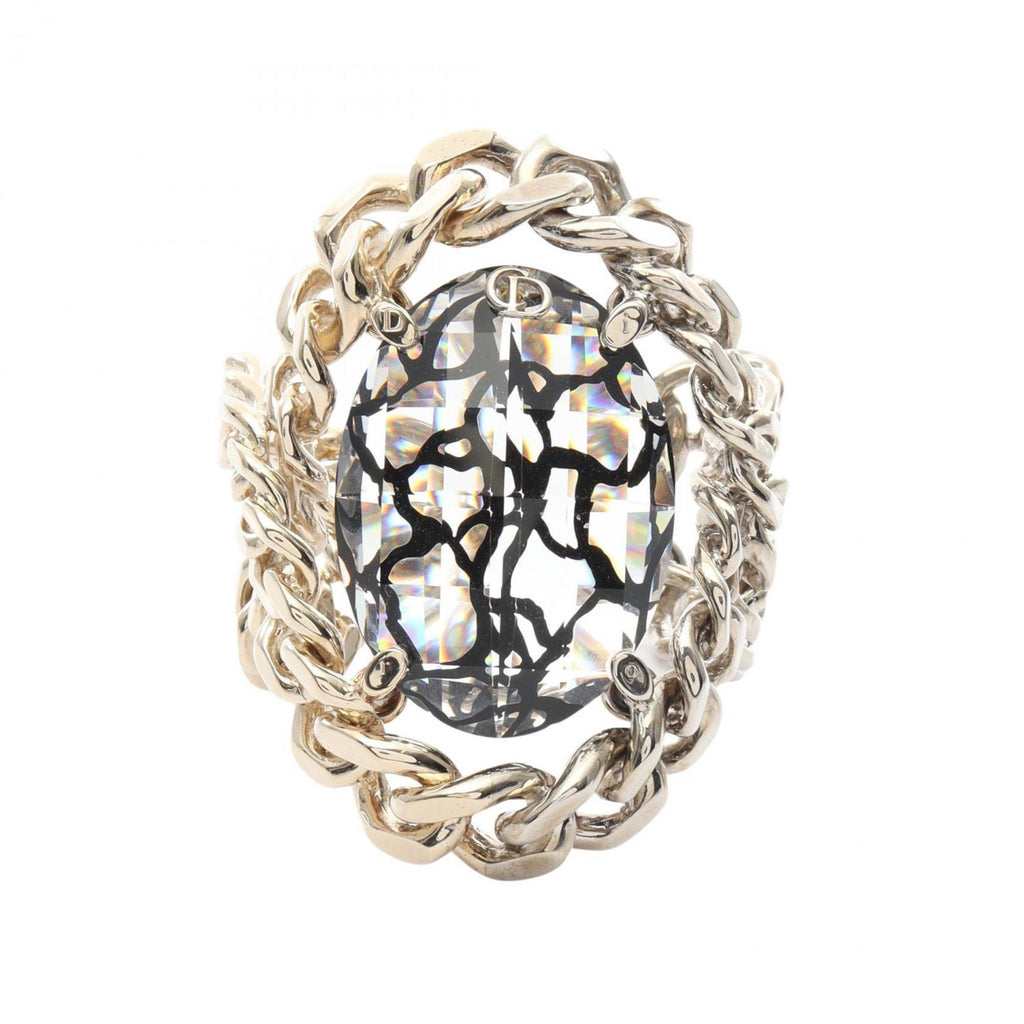 CD Bracelet Gold with Crystal