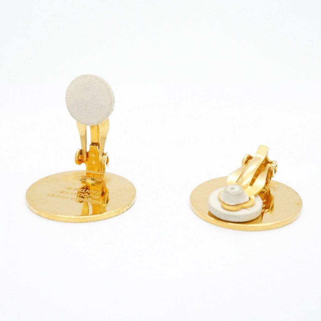 Earrings Gold-Tone Metal