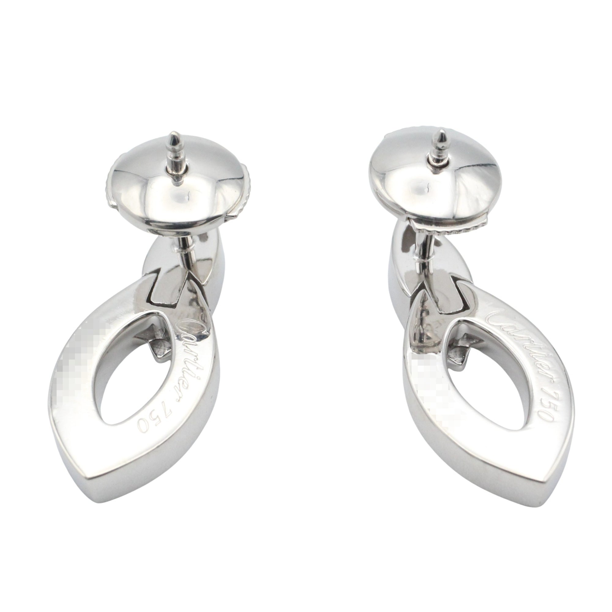 Earrings 18K White Gold