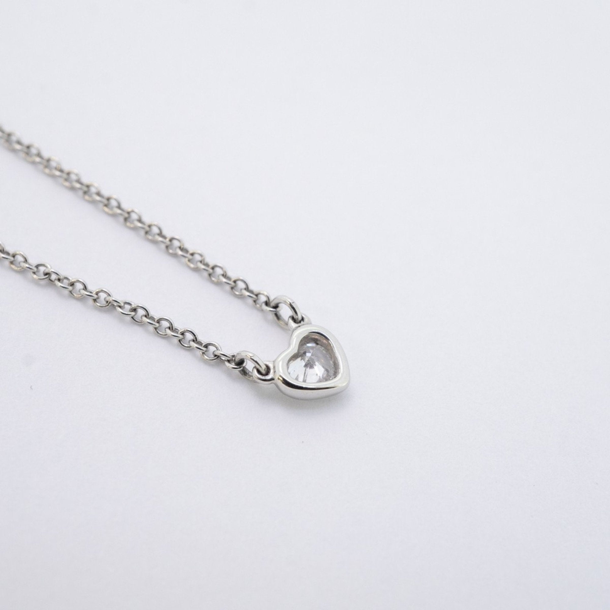 Elsa Peretti Diamonds By The Yard Pendant Necklace Platinum and Diamond