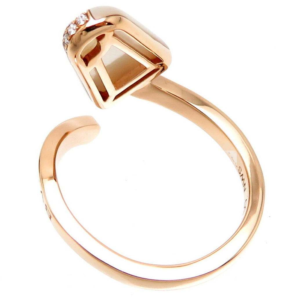 Band Ring 18K Rose Gold with Diamond