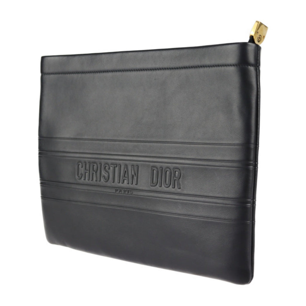 Book Tote Embossed Leather Large