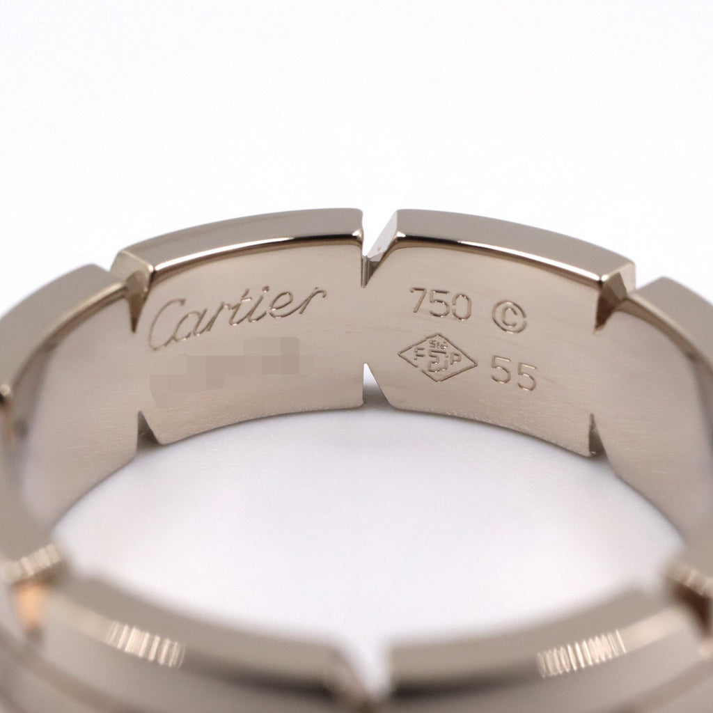 Tank Française Ring 18K White Gold