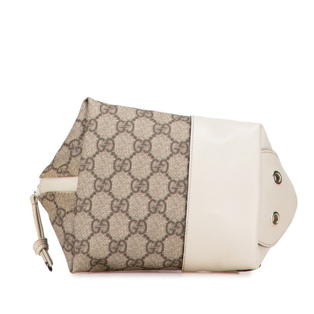 Front Pocket Backpack GG Coated Canvas Small
