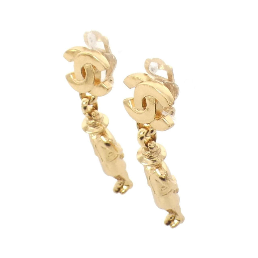 Clip-On Earrings Clip-On Gold-Tone Metal