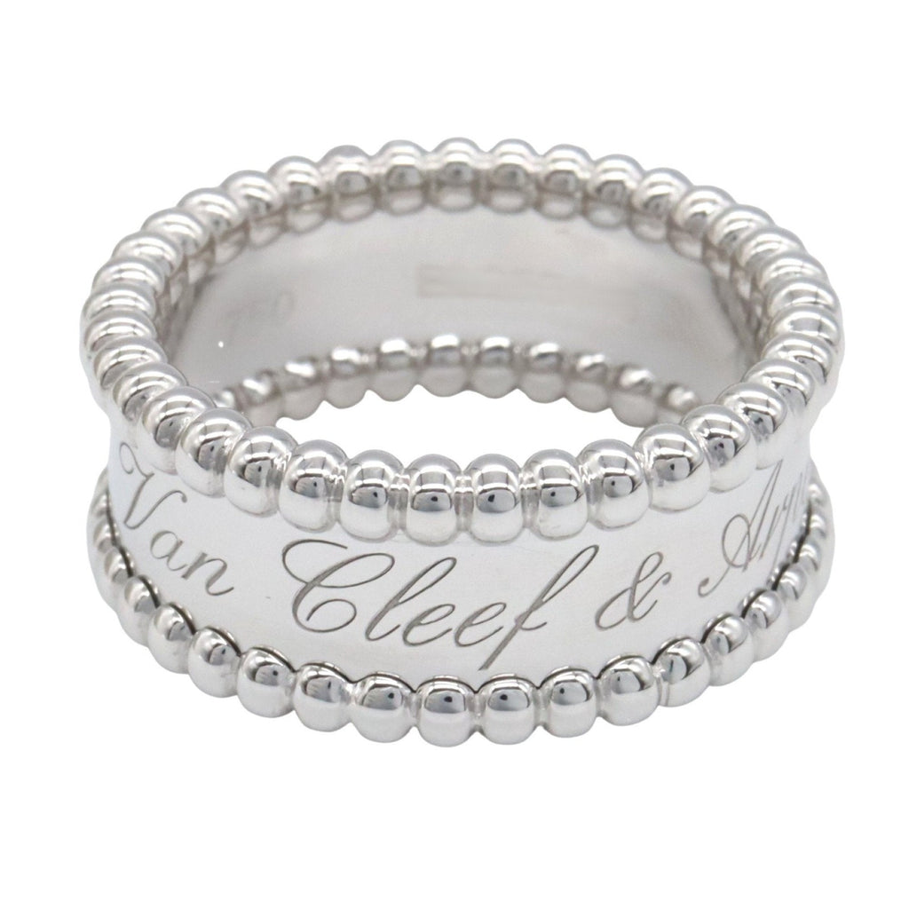 Perlée Senior Tulle Ring 18K White Gold