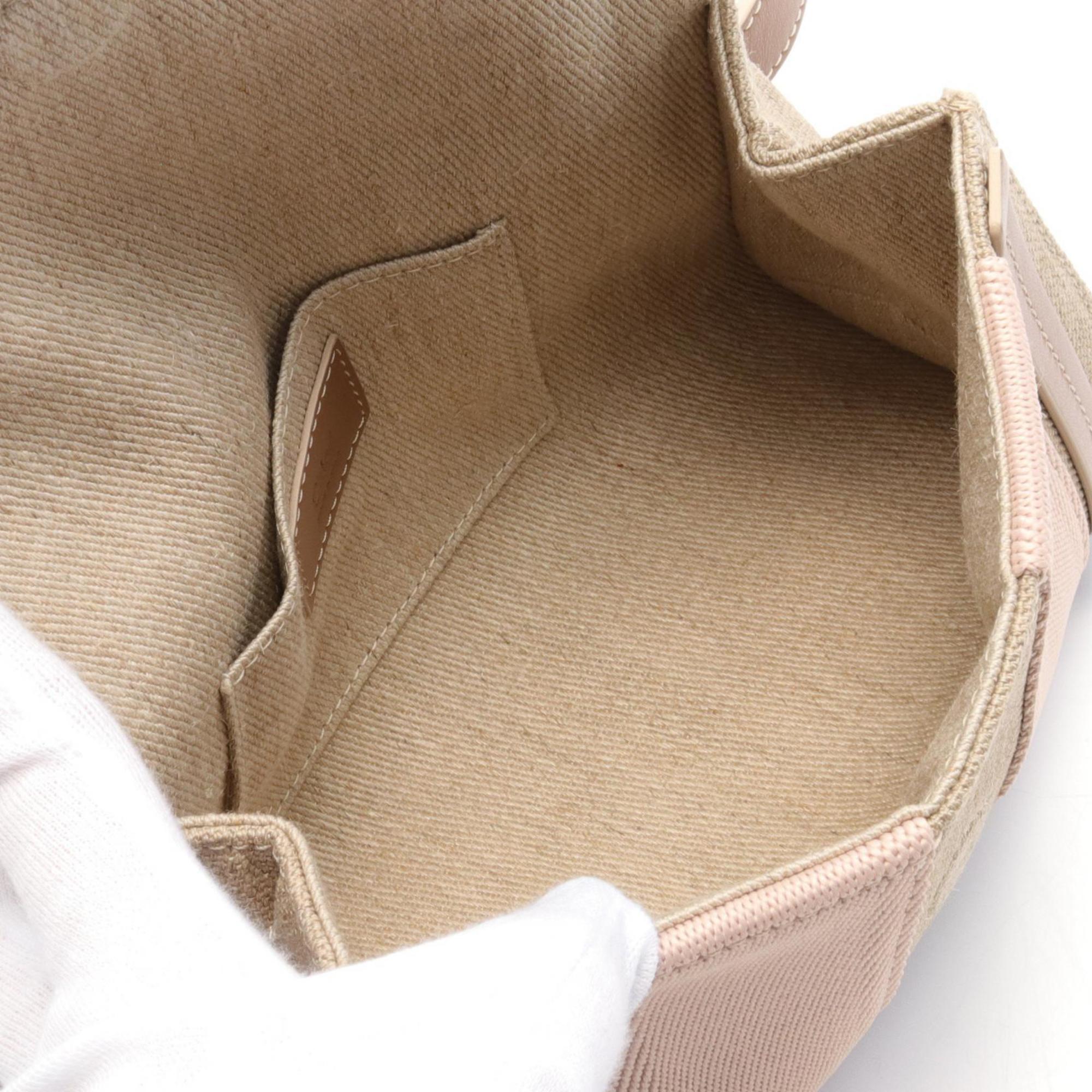 Woody Convertible Tote Canvas with Leather Small