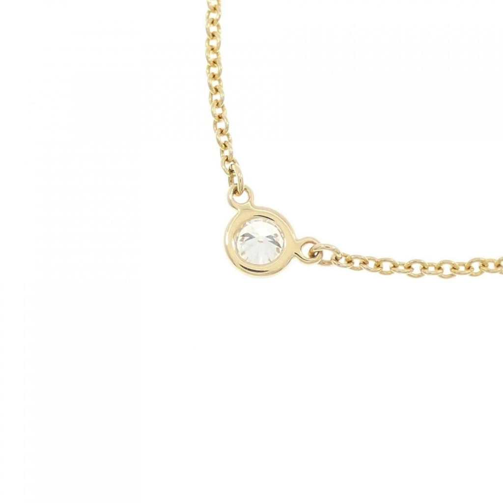 Elsa Peretti Diamonds By The Yard Pendant Necklace 18K Yellow Gold and Diamond