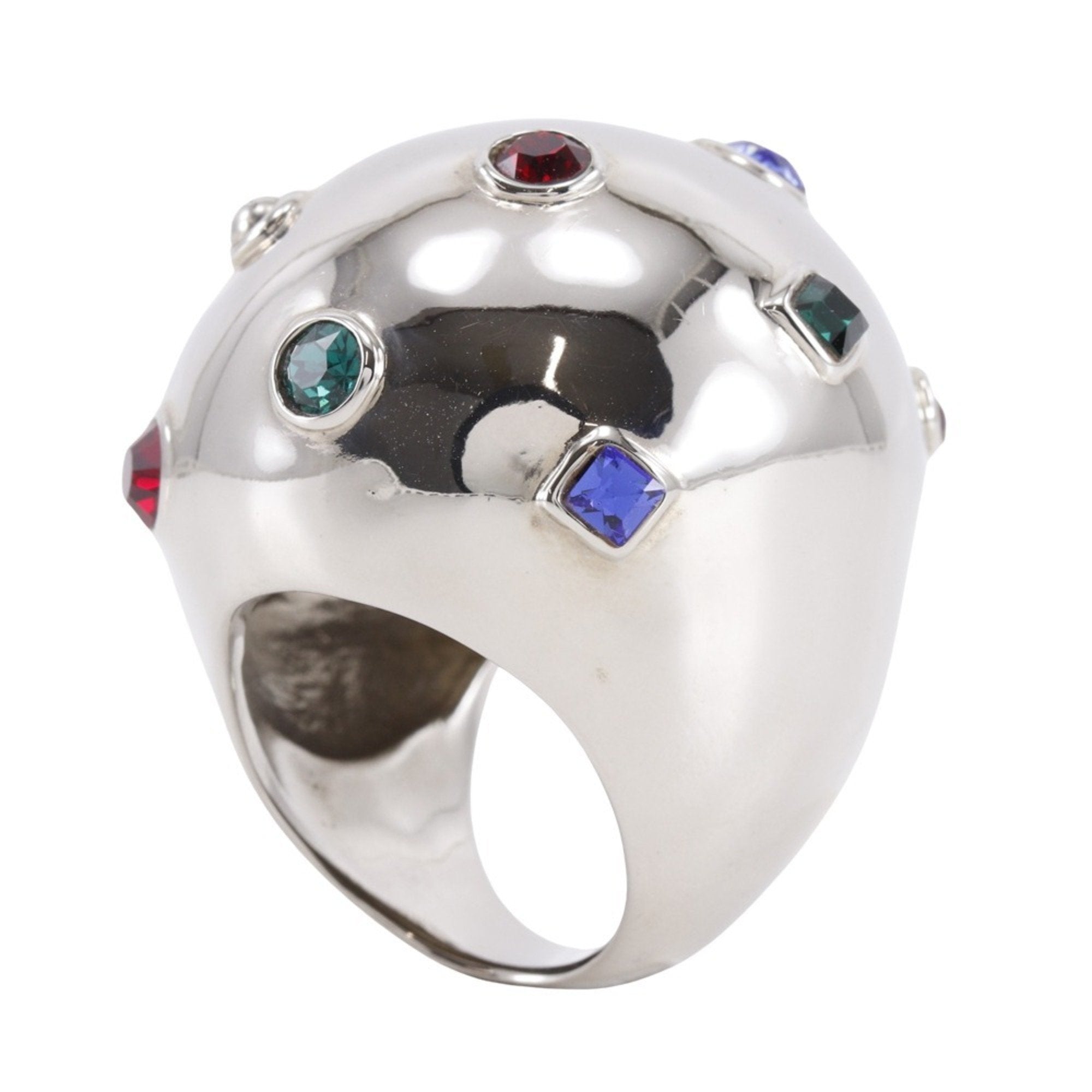 Bookle Dreille Ring with Rhinestone Multi-color