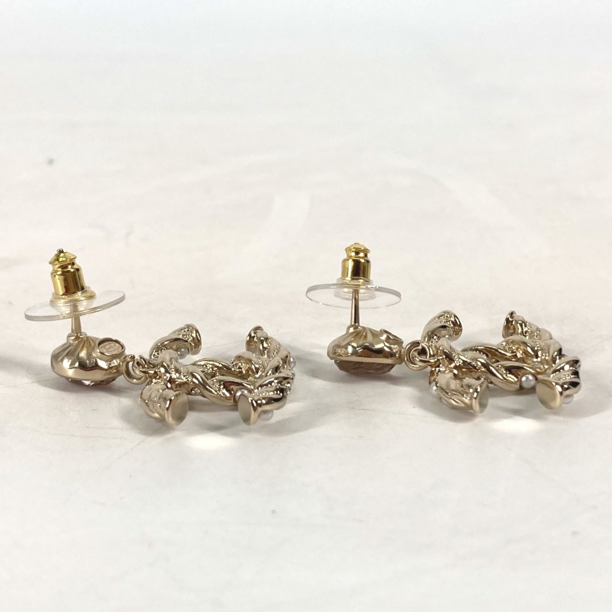 Earrings Gold-Tone Metal