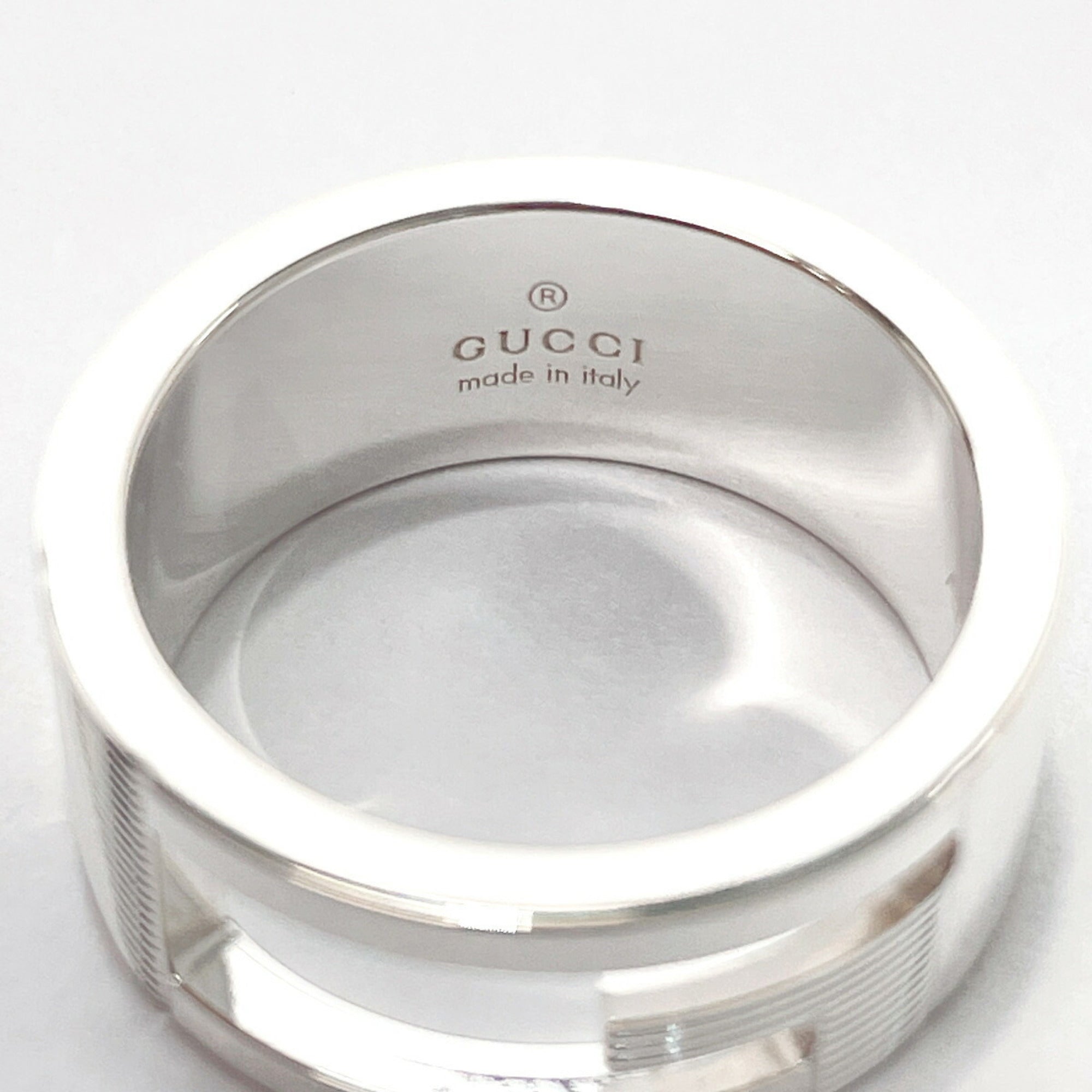 Cutout G Ring Sterling Silver