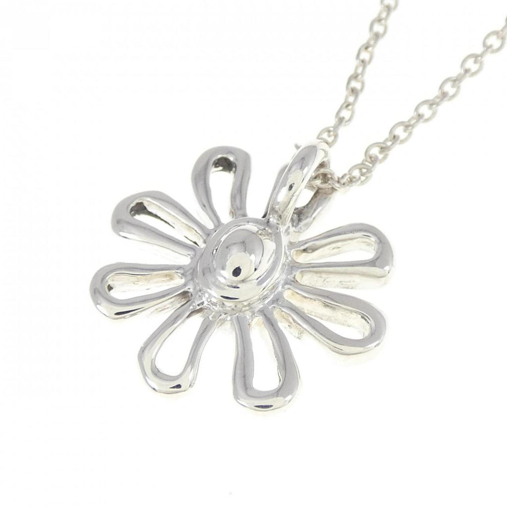 Daisy Pendant Necklace Sterling Silver