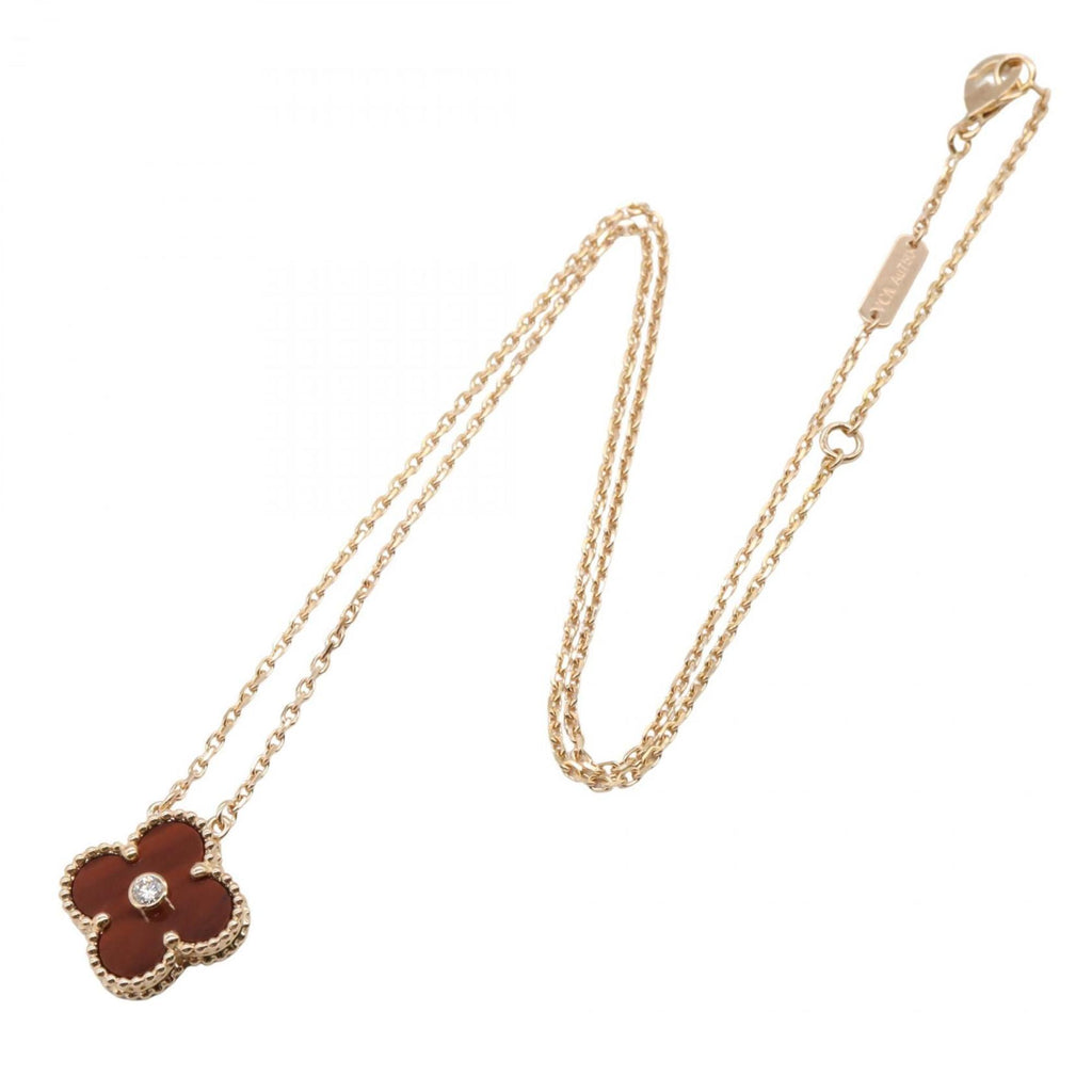 Vintage Alhambra Pendant Necklace 18K Rose Gold