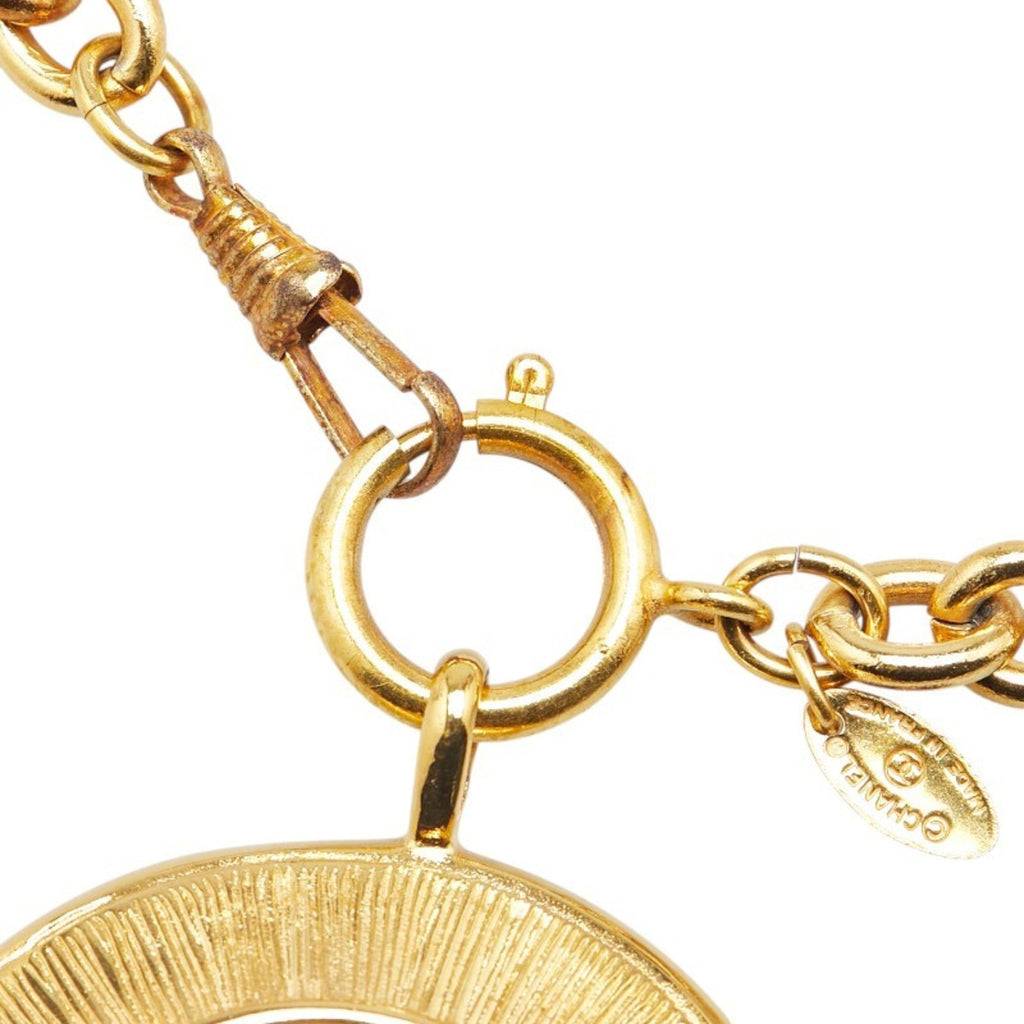 CC Logo Pendant Necklace Metal