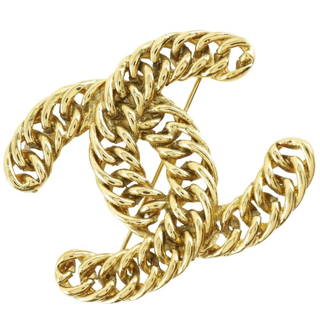 CC Logo Brooch Metal