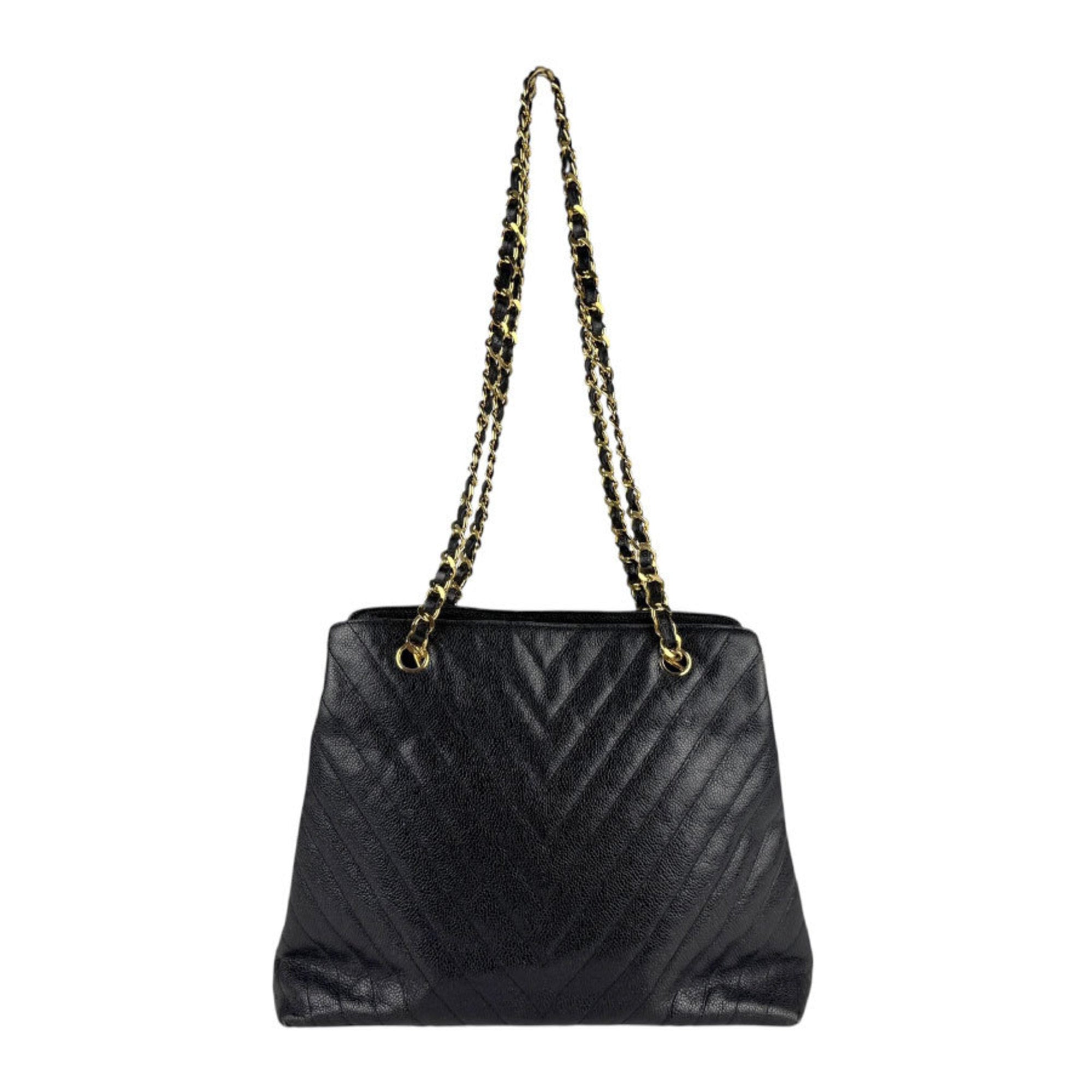 Vintage Pocket Camera Bag Chevron Caviar Medium