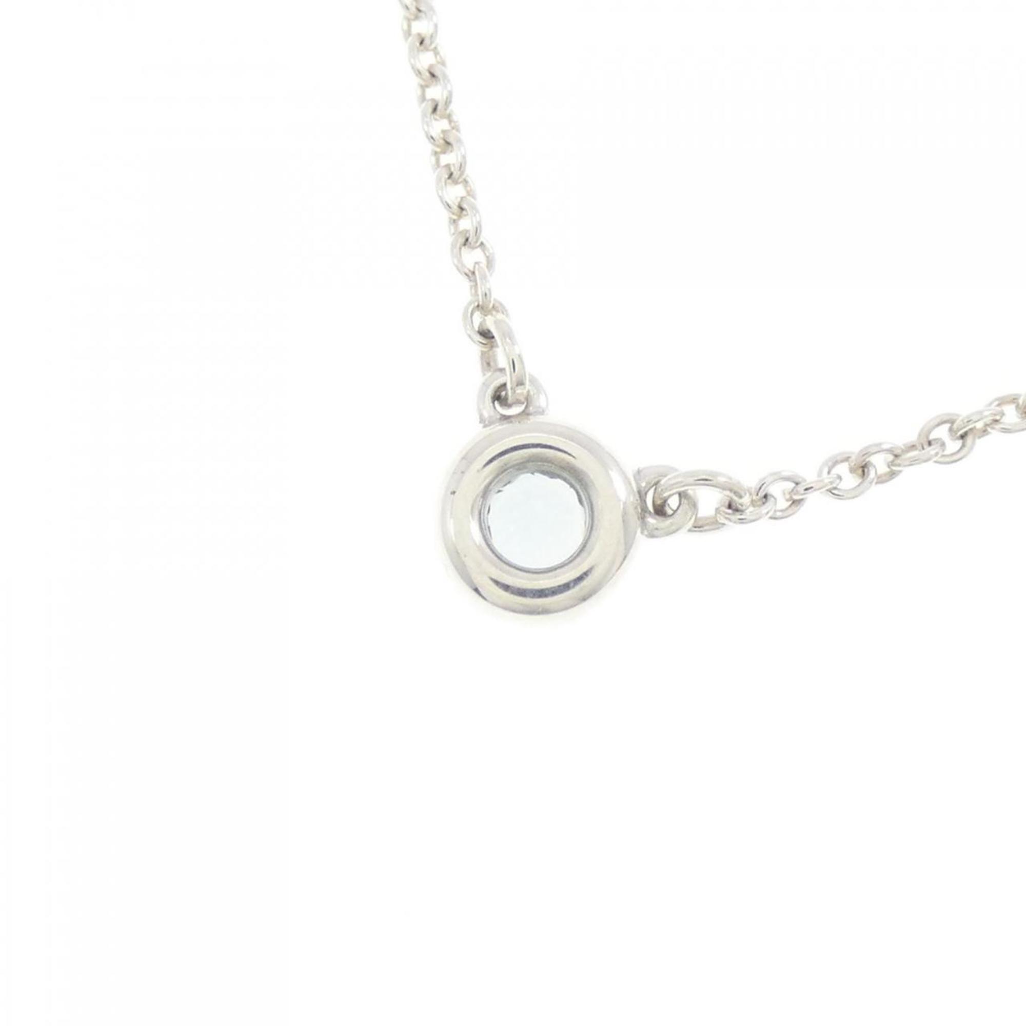 Elsa Peretti Diamonds By The Yard Pendant Necklace Sterling Silver