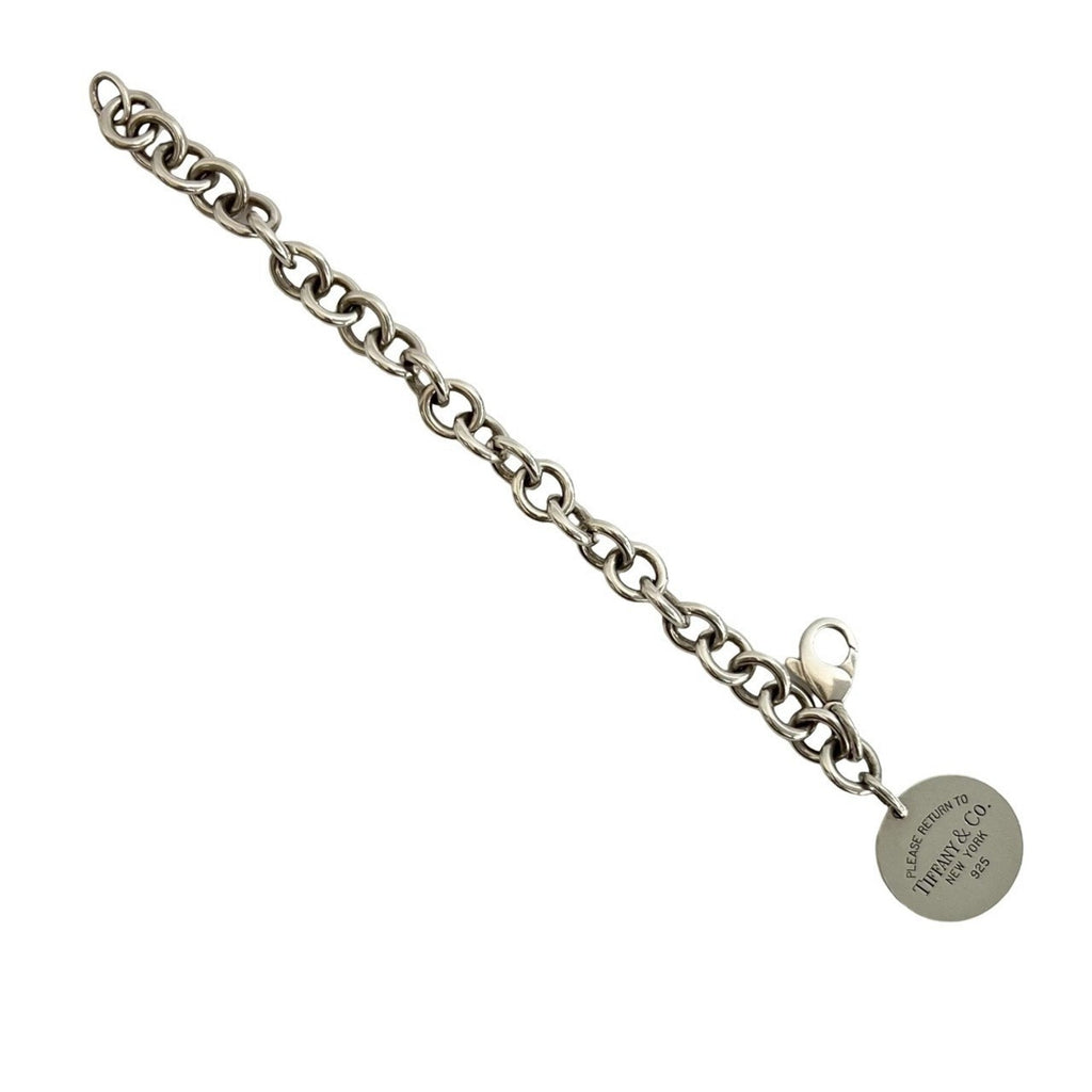 Round Tag Bracelet Sterling Silver