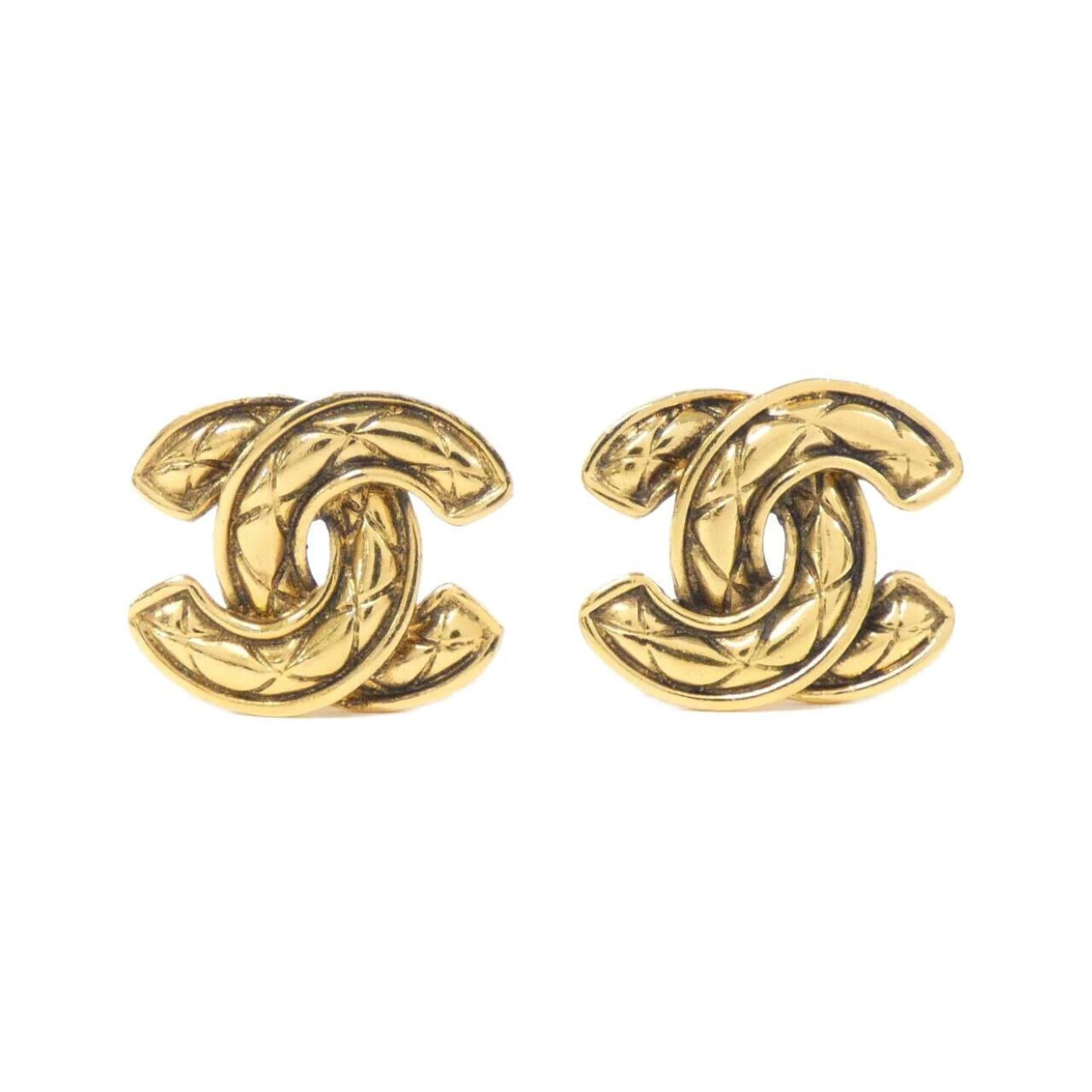 Earrings Gold-Tone Metal
