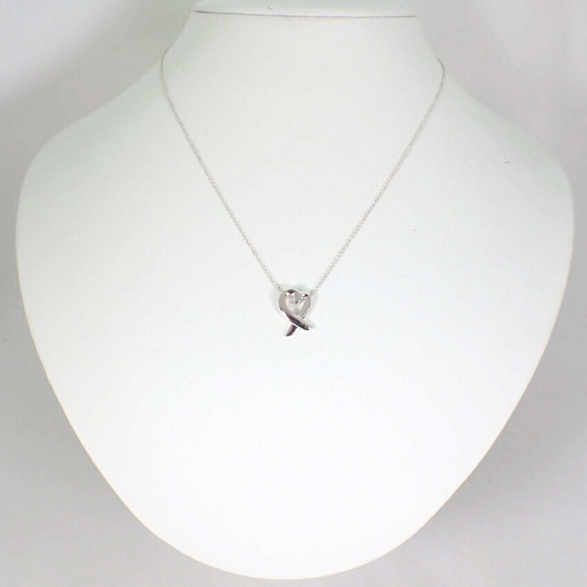 Loving Heart Pendant Necklace Sterling Silver